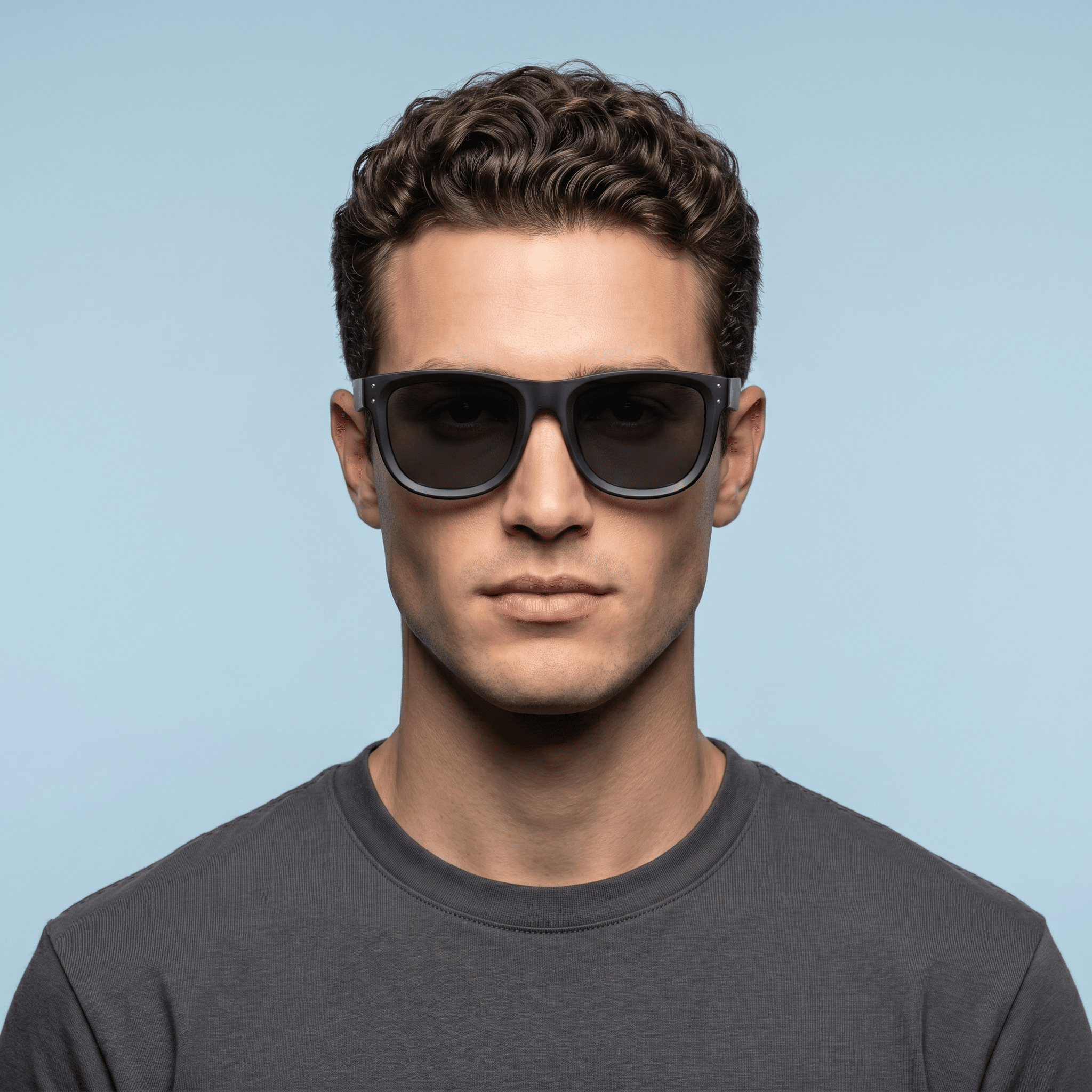 Black Wayfarer Sunglasses for Unisex