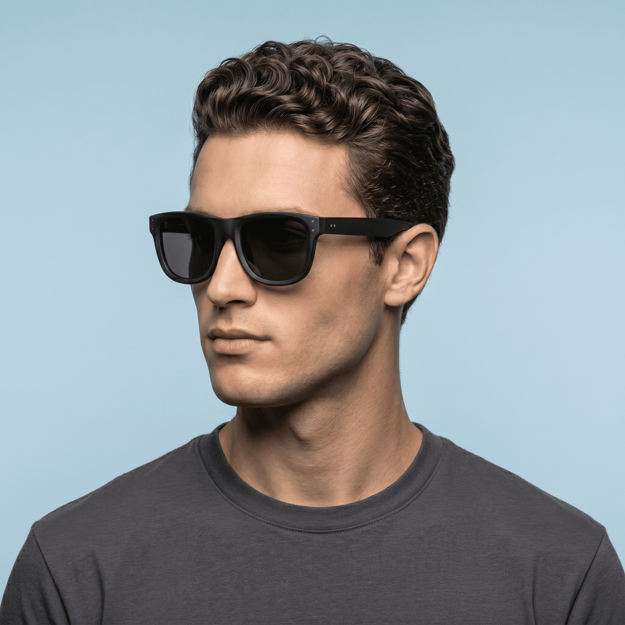 Black Wayfarer Sunglasses for Unisex