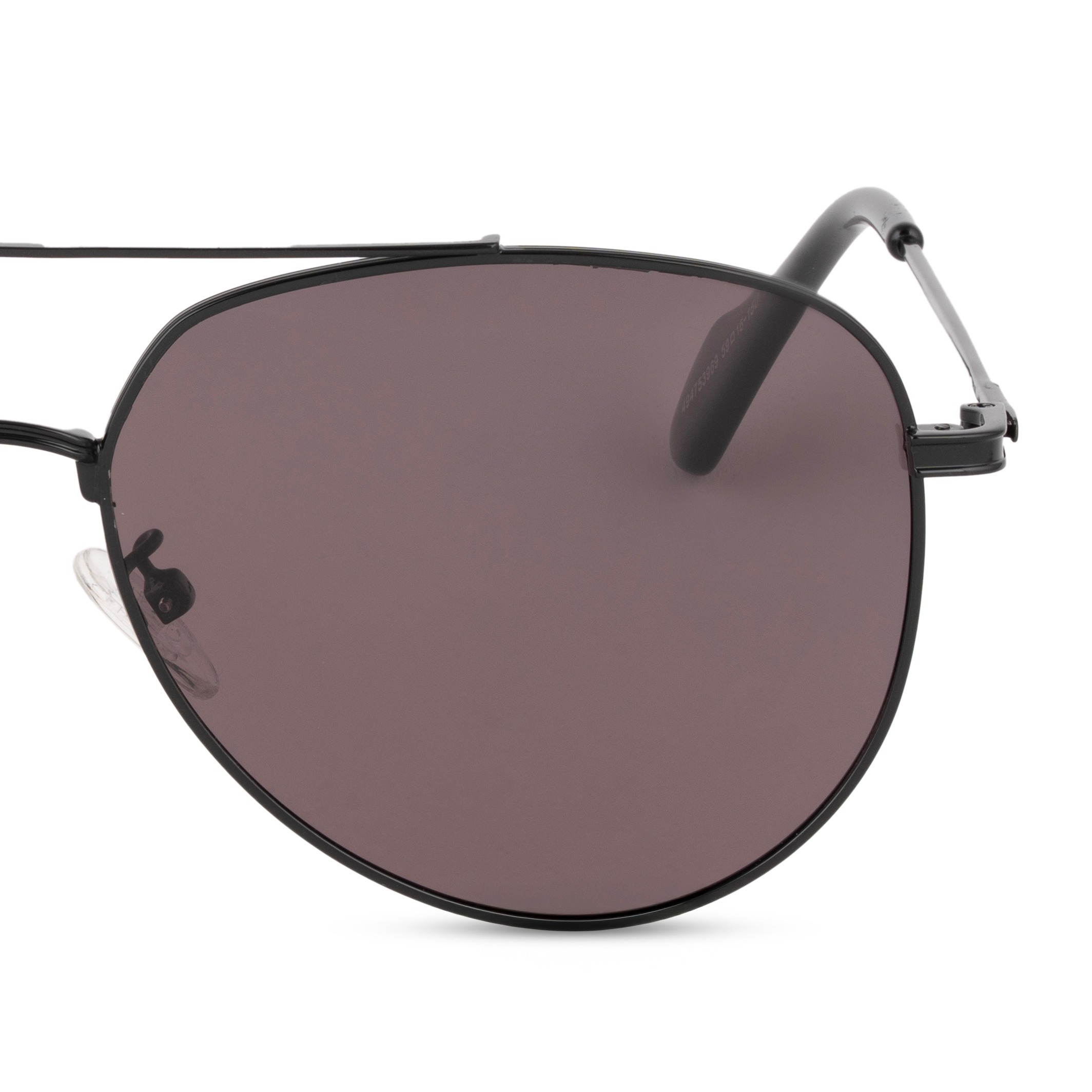 Black Aviator Sunglasses for Men
