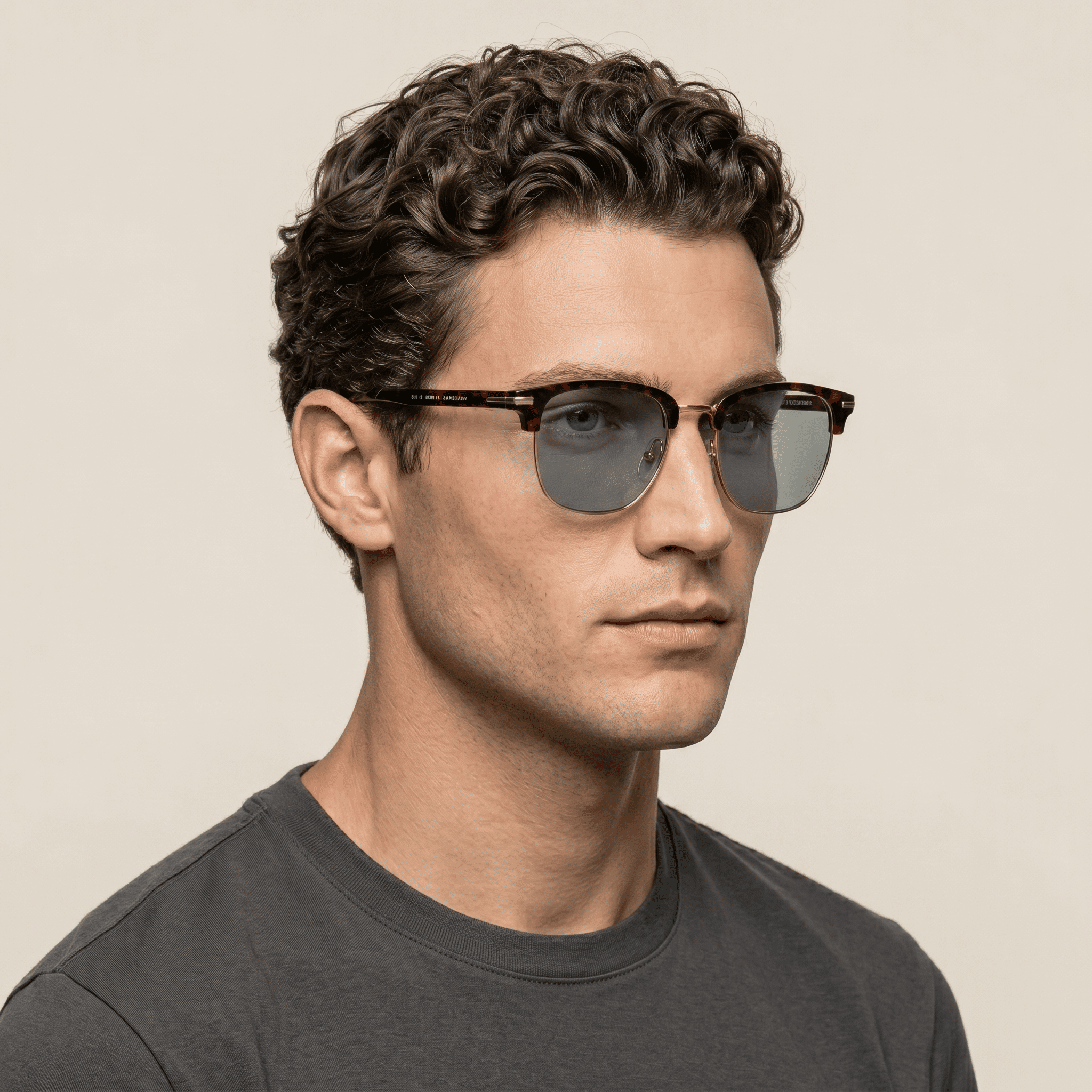 Gold Aviator Sunglasses for Men