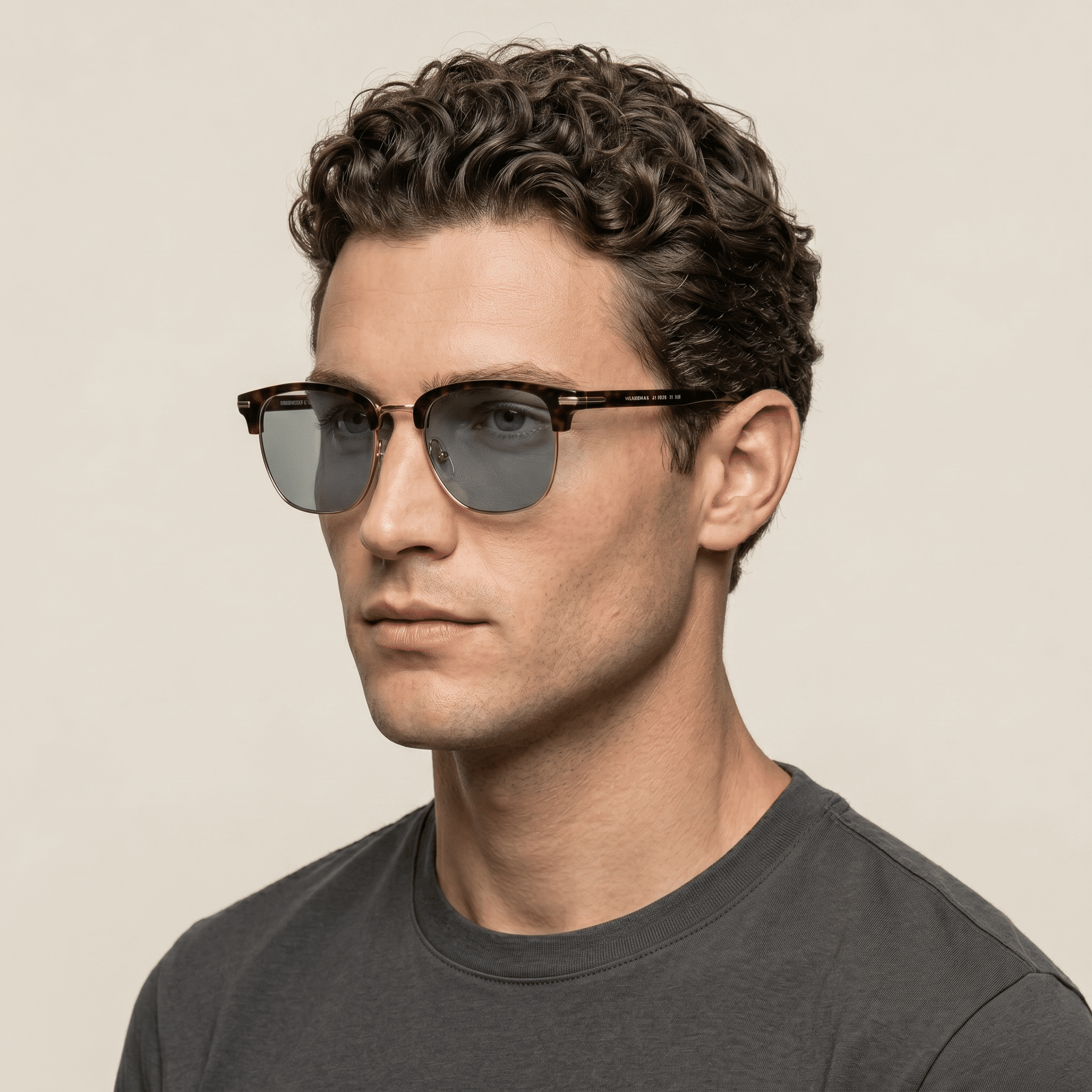 Gold Aviator Sunglasses for Men