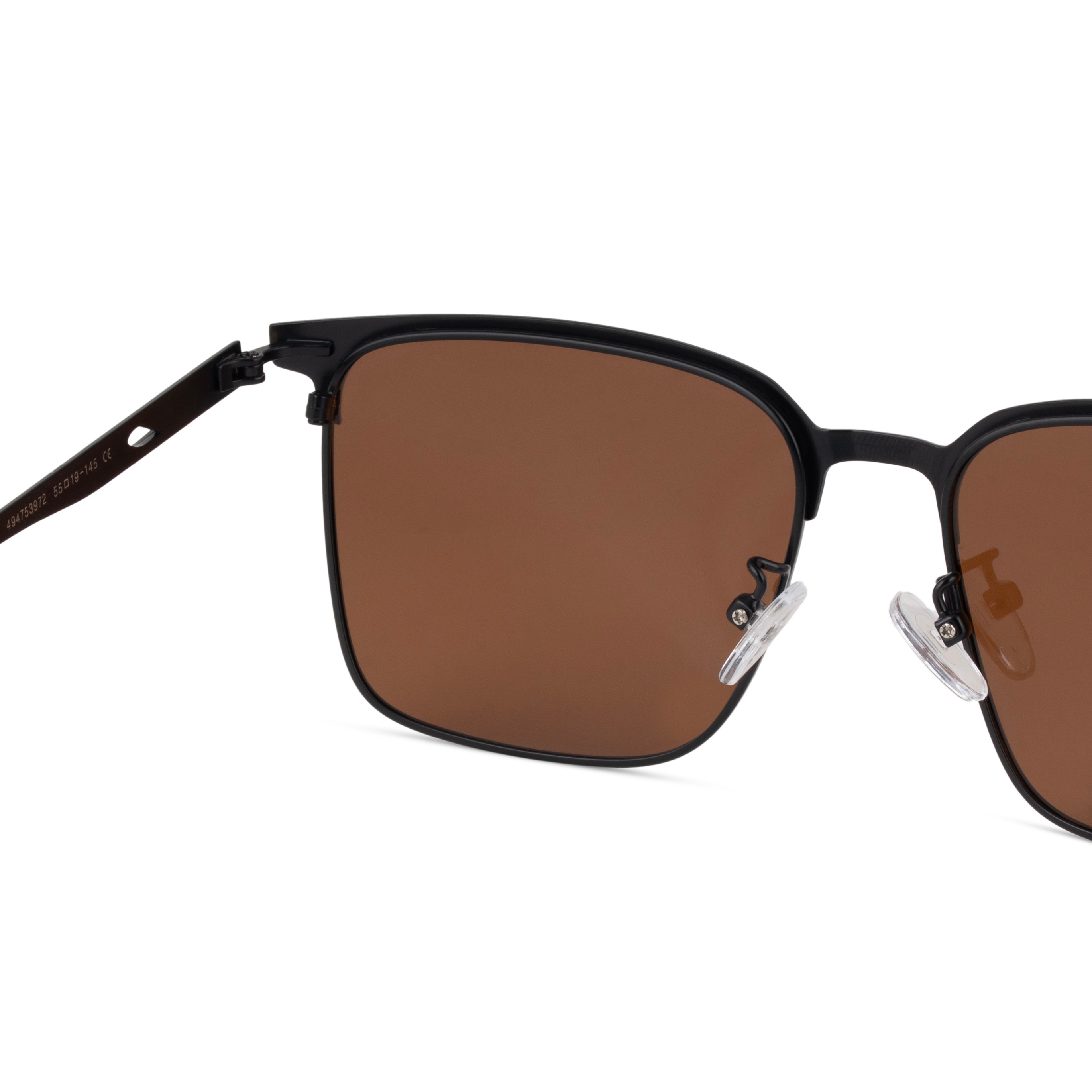 Black Square Sunglasses for Men