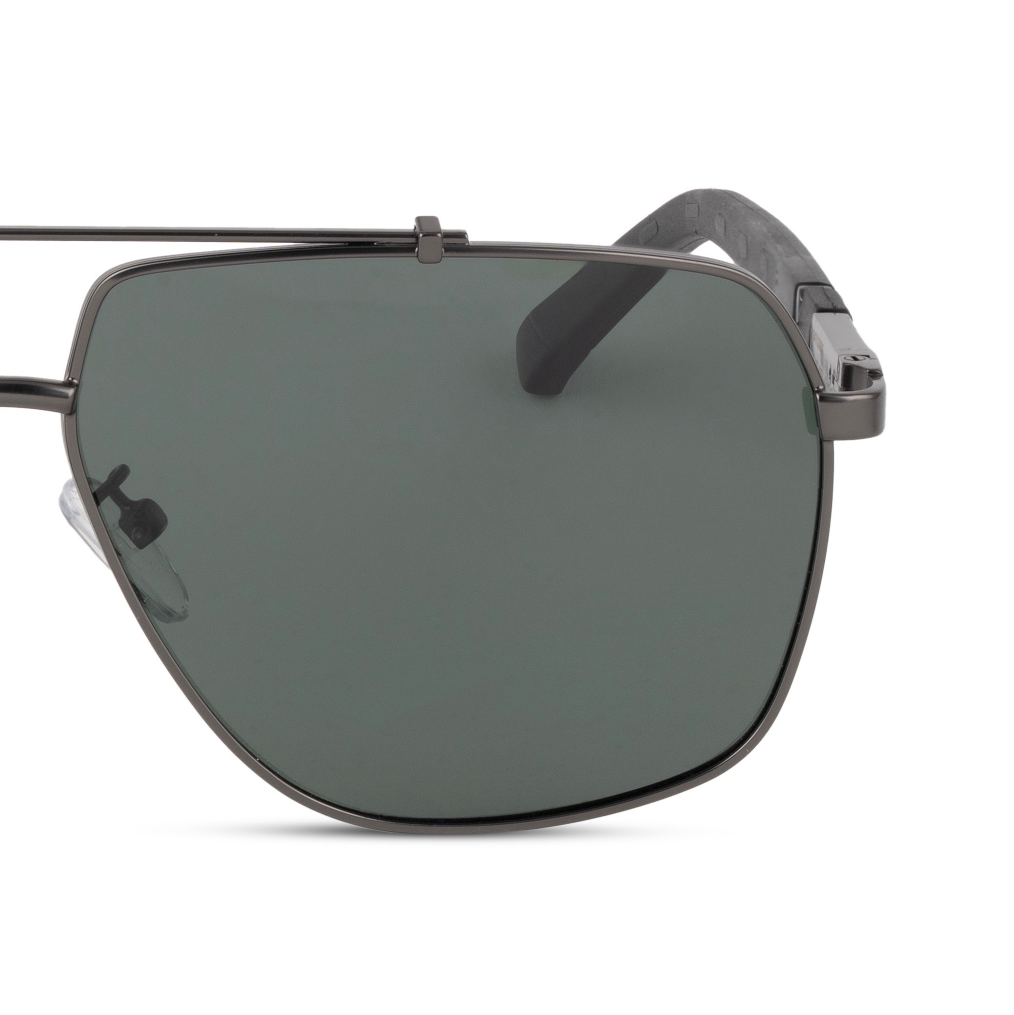 Metallic Square Sunglasses for Men