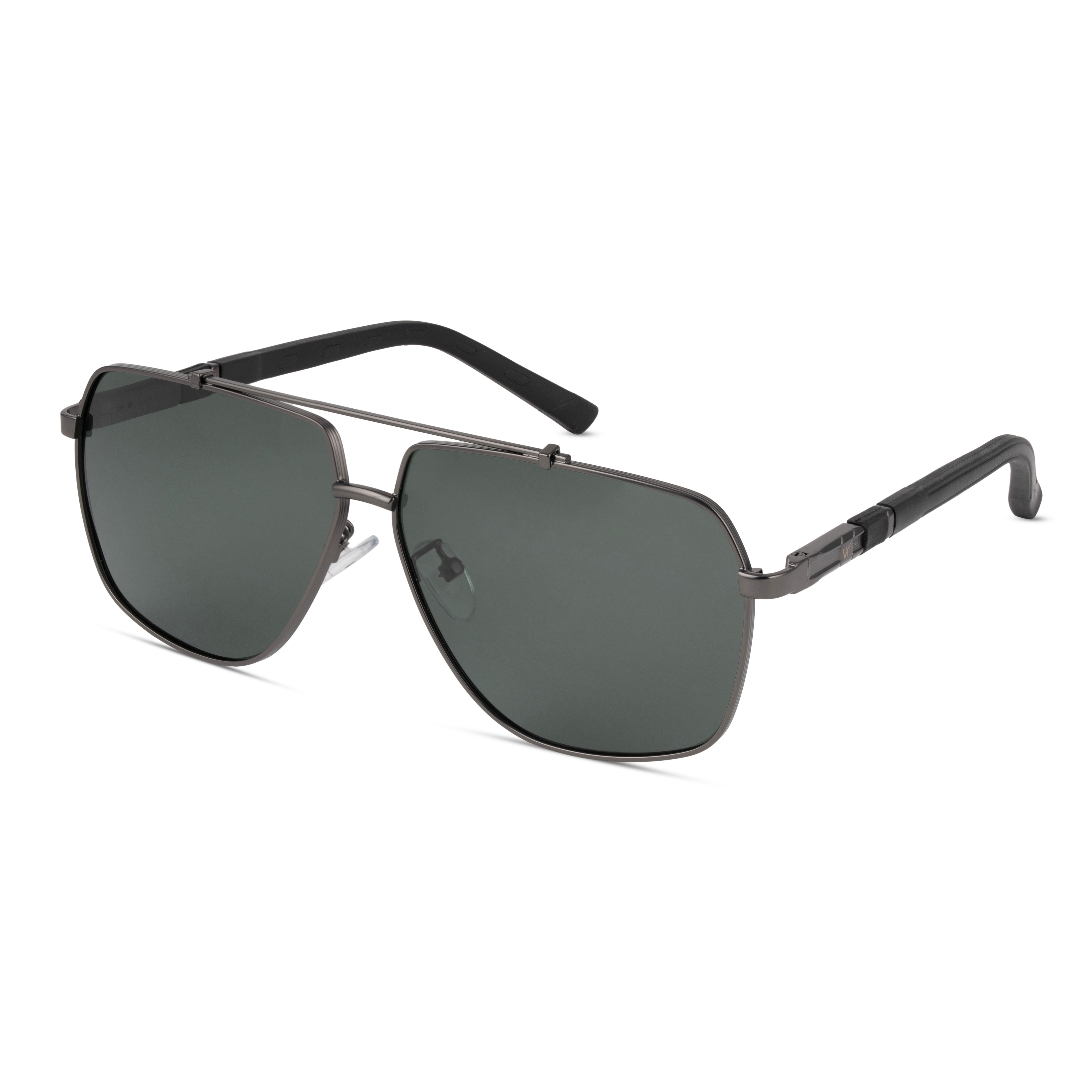 Metallic Square Sunglasses for Men