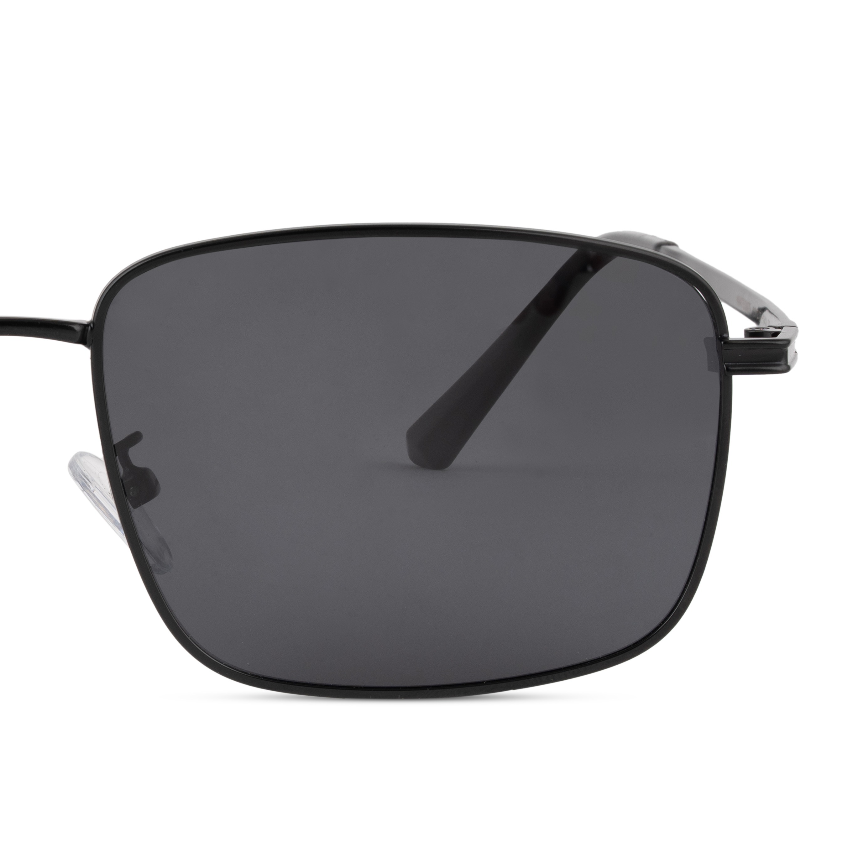 Black Rectangle Sunglasses for Men
