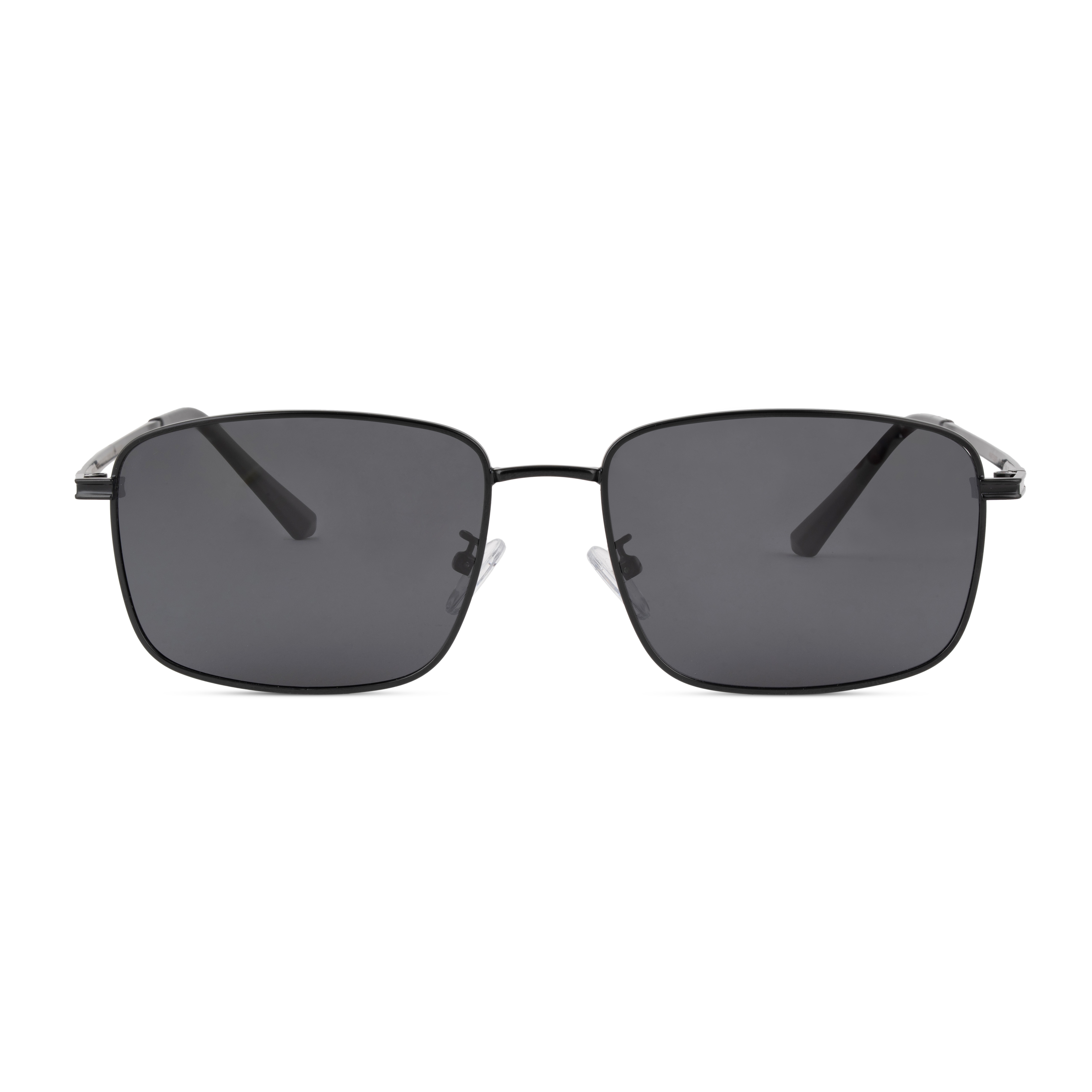 Black Rectangle Sunglasses for Men