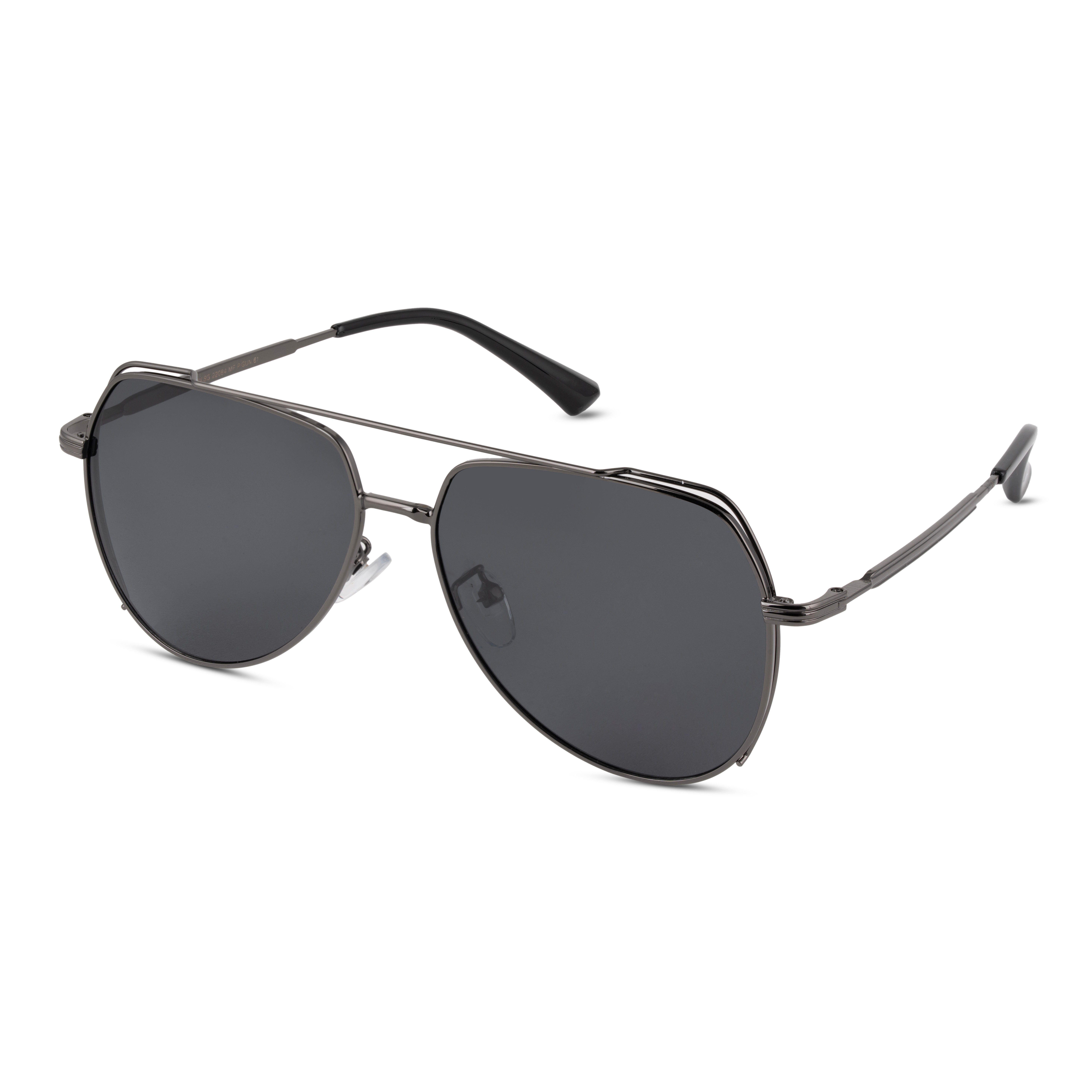 Metallic Rectangle Sunglasses for Men