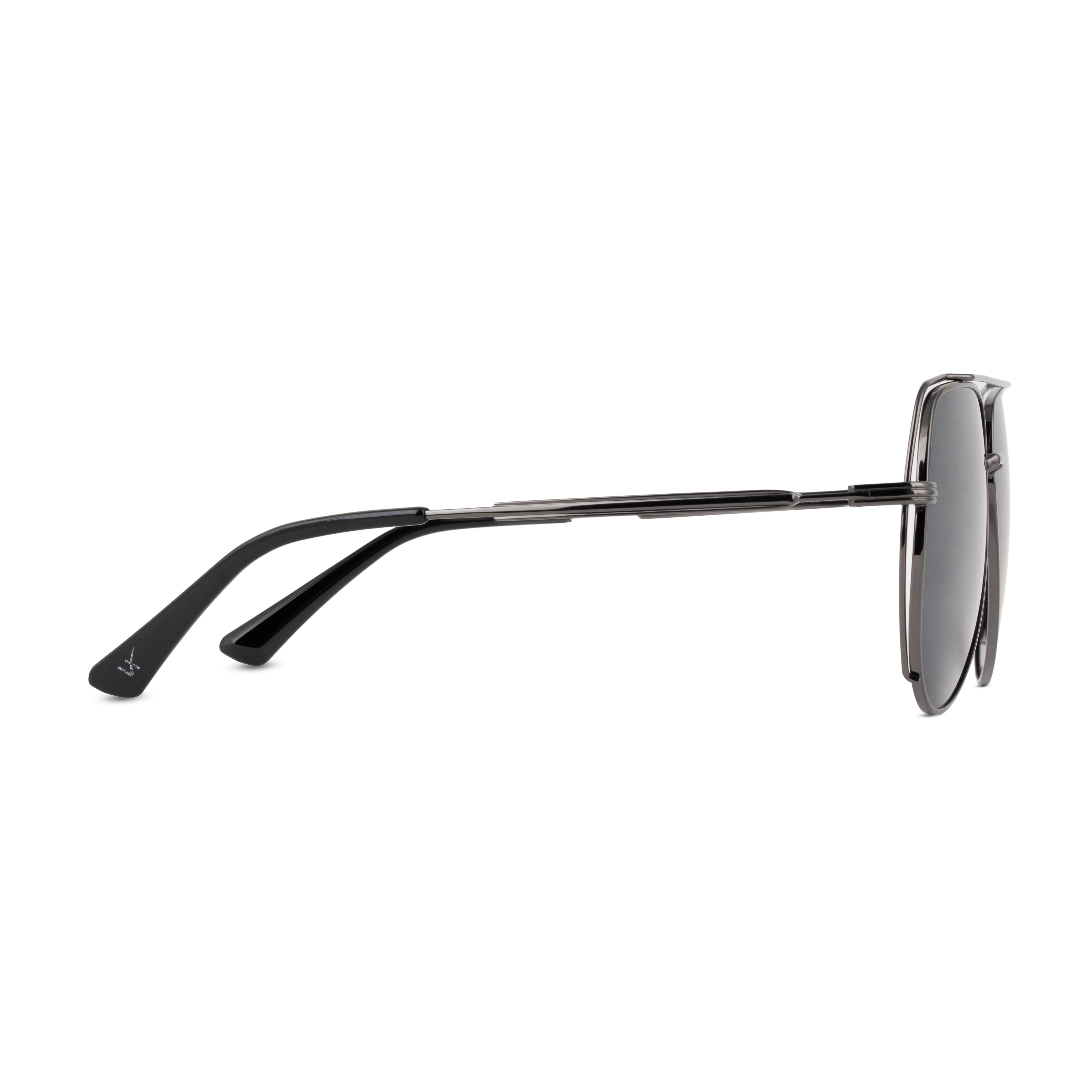 Metallic Rectangle Sunglasses for Men