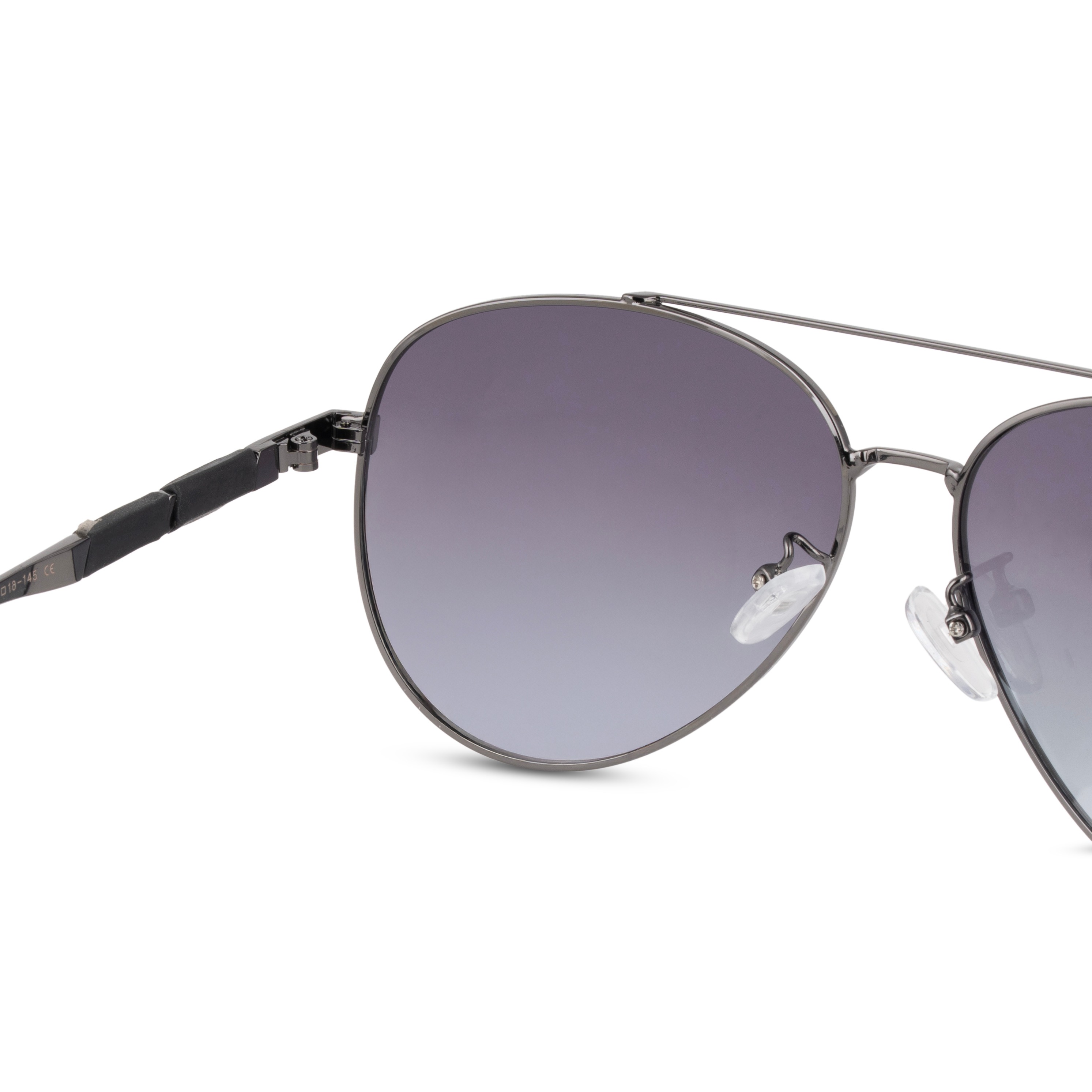 Metallic Aviator Sunglasses for Men