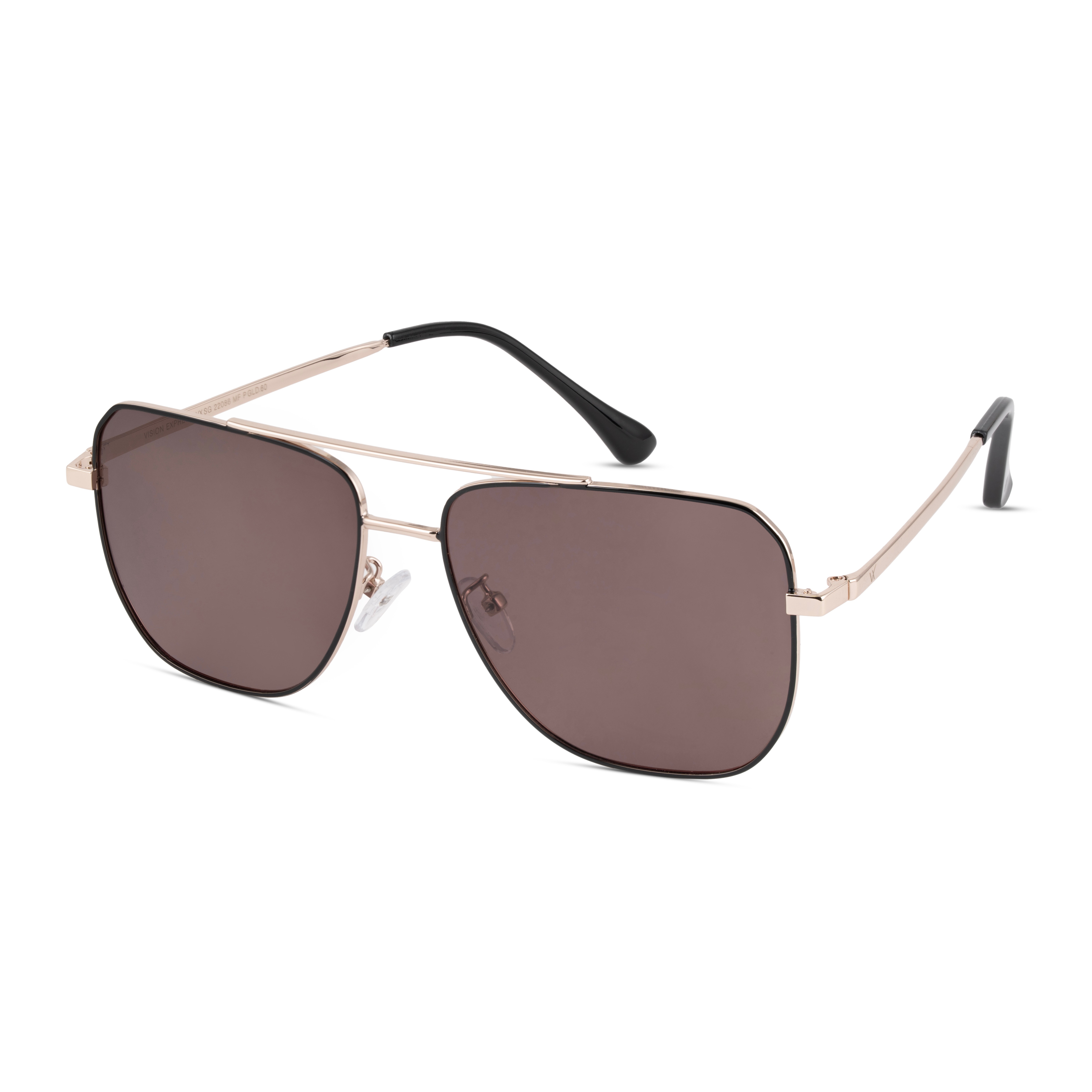Gold Aviator Sunglasses for Men