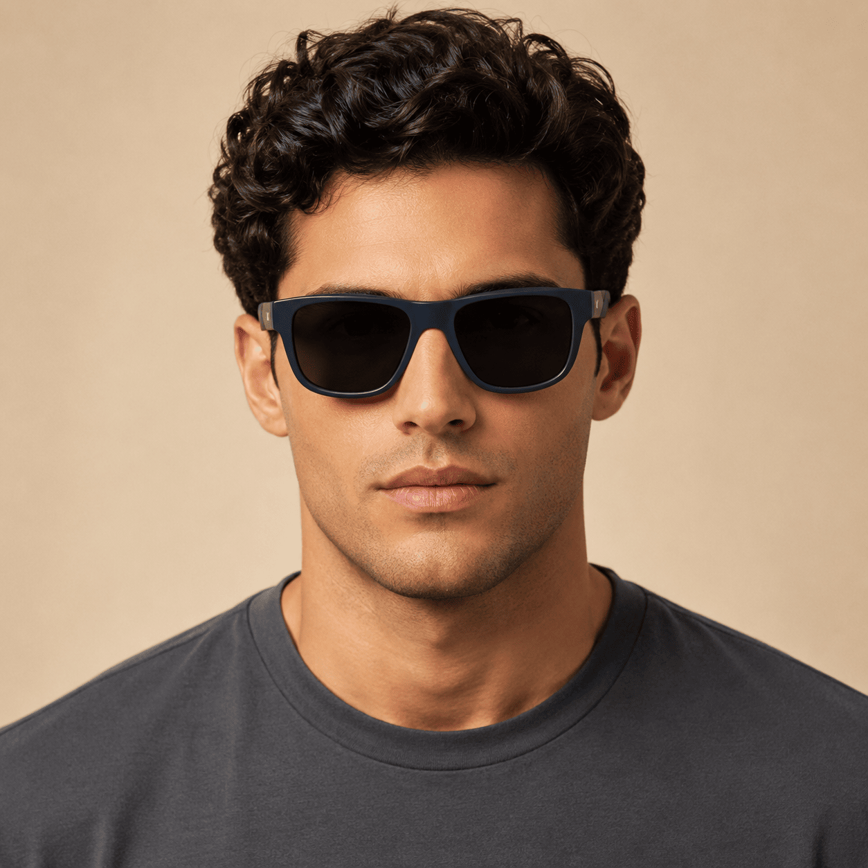Blue Aviator Sunglasses for Men