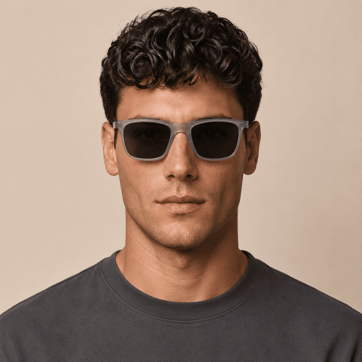 Grey Wayfarer Sunglasses for Men