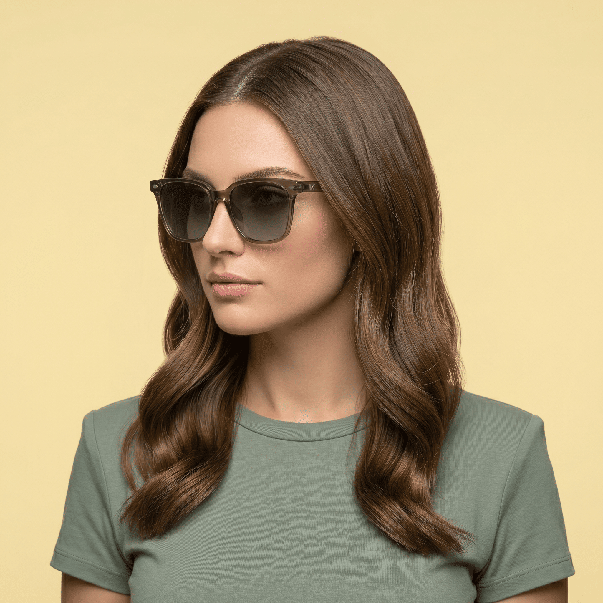 Grey Square Sunglasses for Women