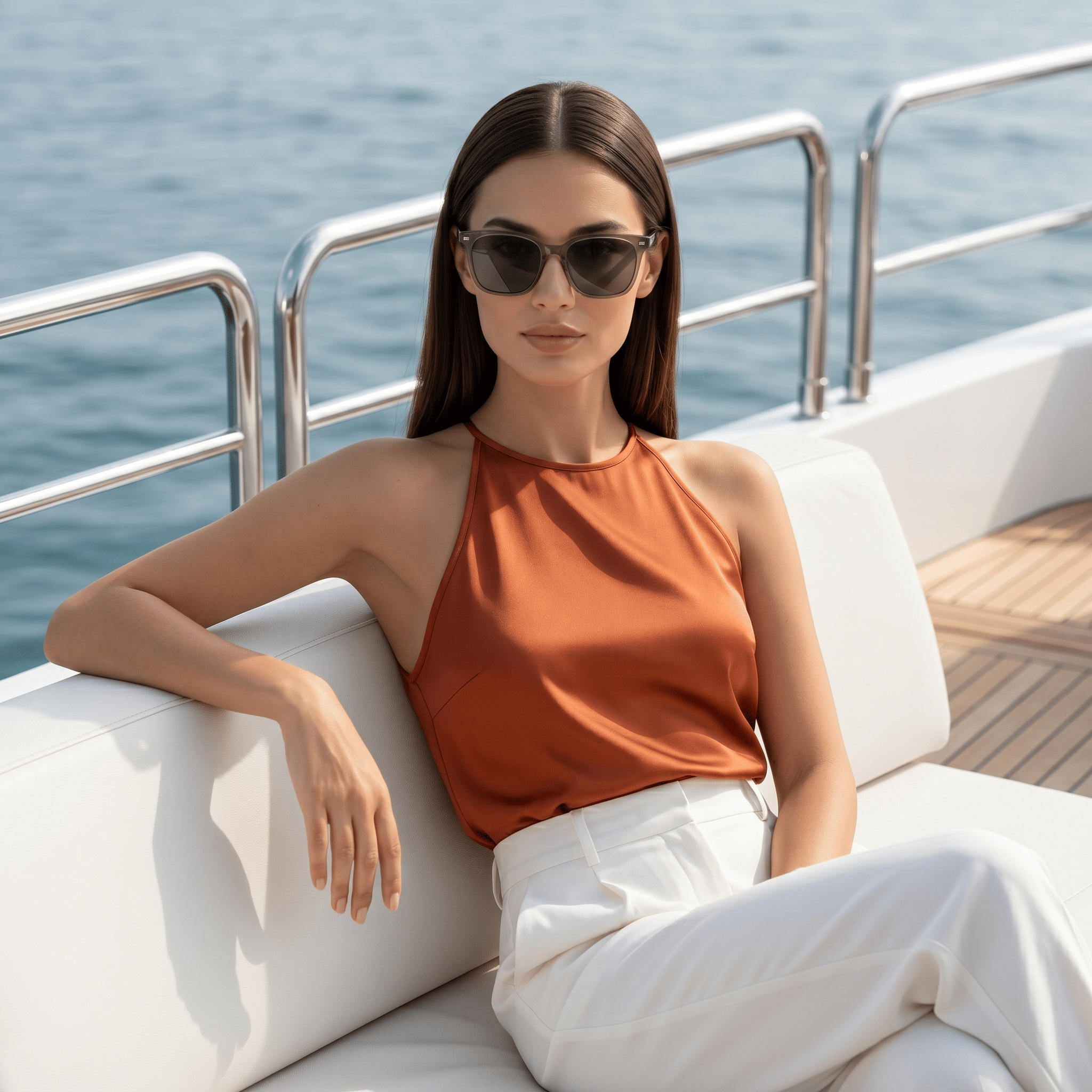 Grey Square Sunglasses for Women