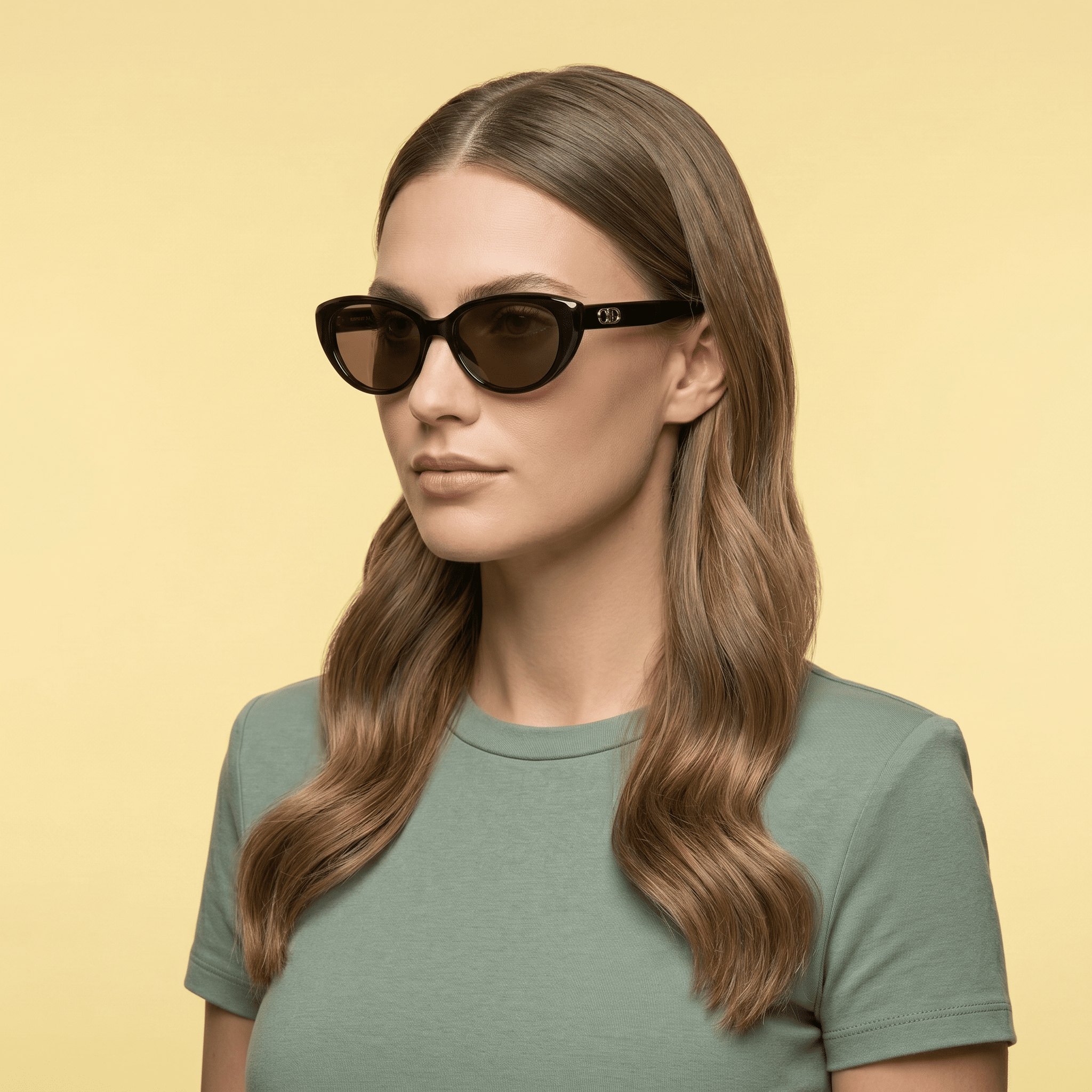 Grey Cat Eye Sunglasses for Women