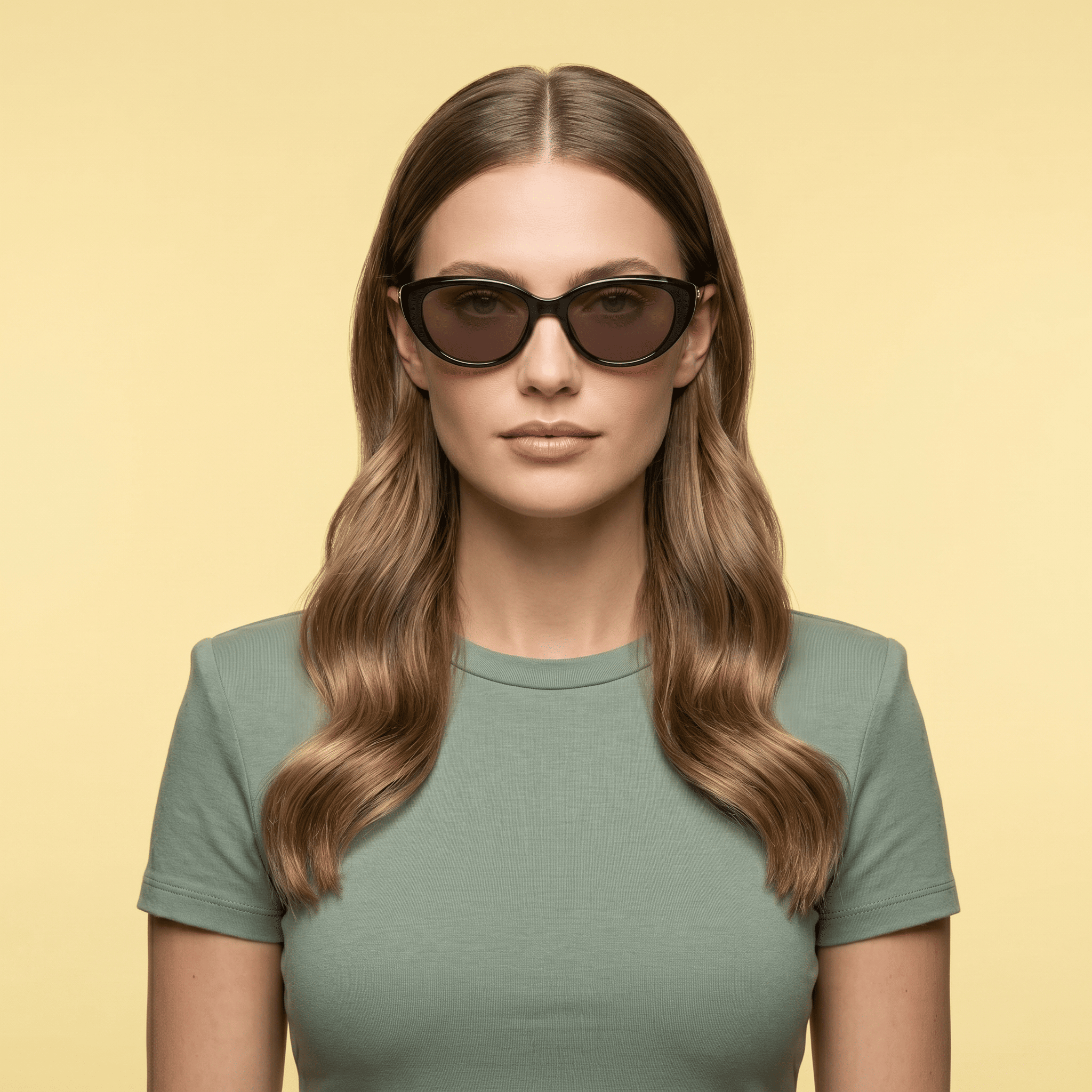 Grey Cat Eye Sunglasses for Women