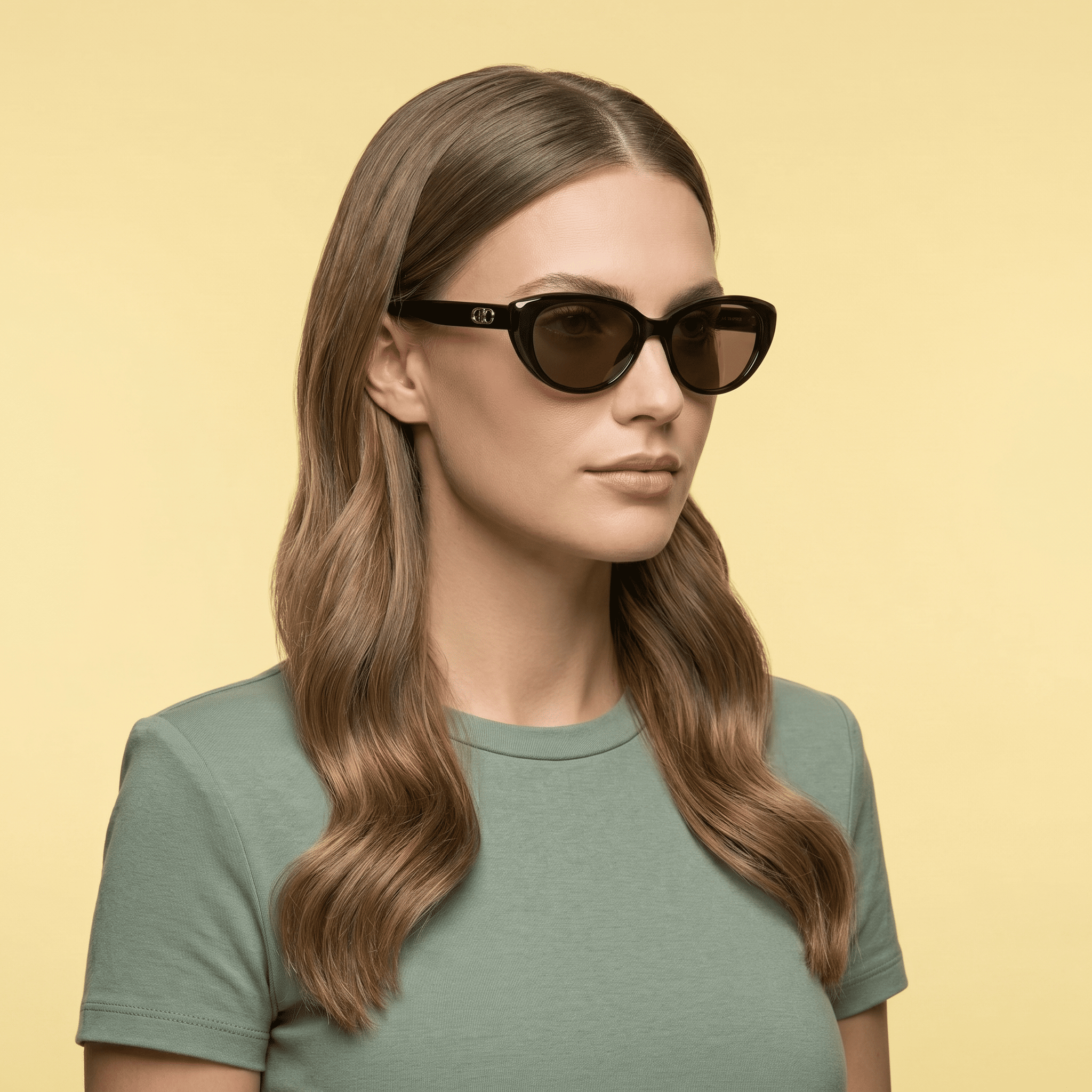 Grey Cat Eye Sunglasses for Women