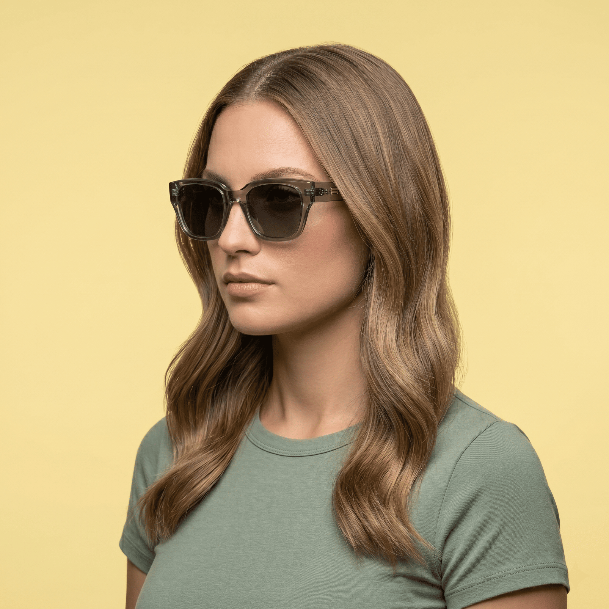 Grey Cat Eye Sunglasses for Women