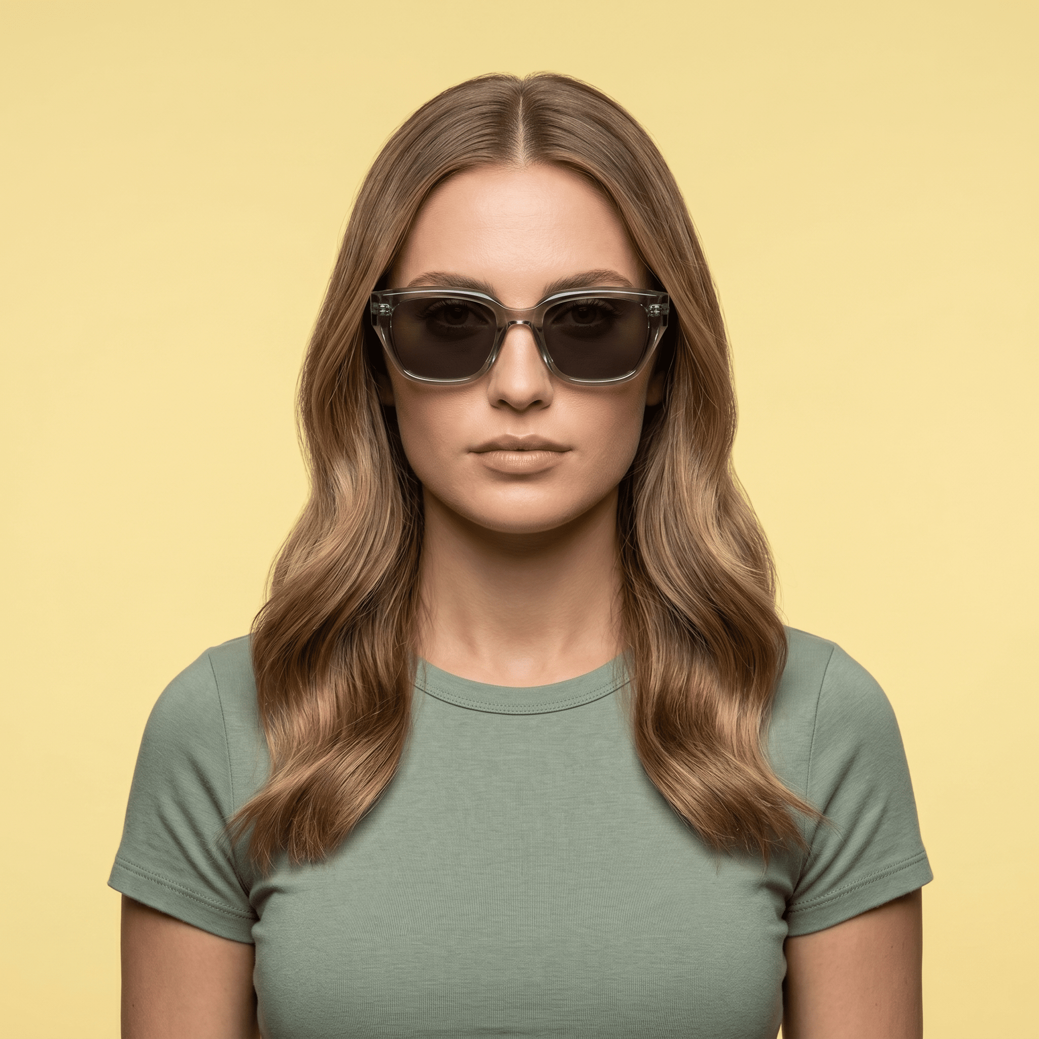 Grey Cat Eye Sunglasses for Women