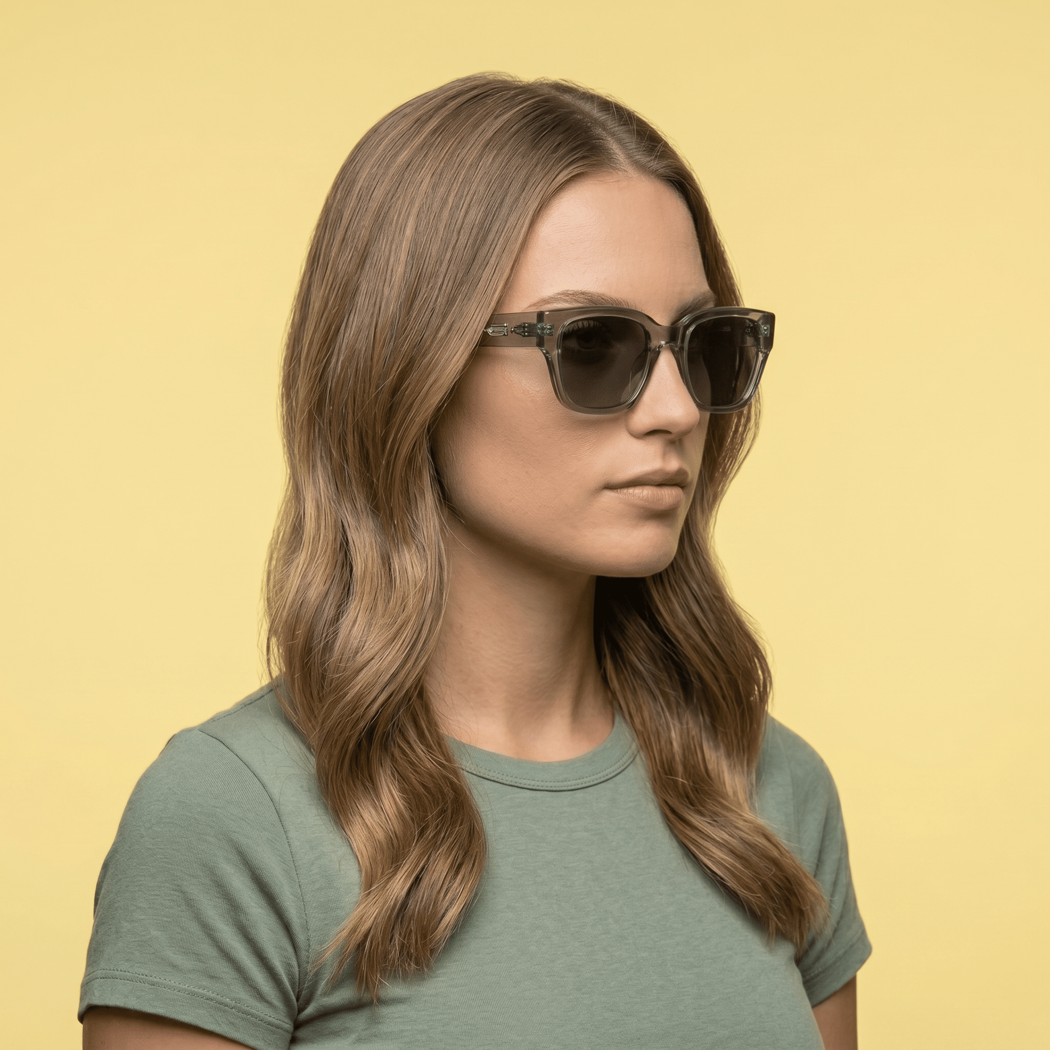 Grey Cat Eye Sunglasses for Women