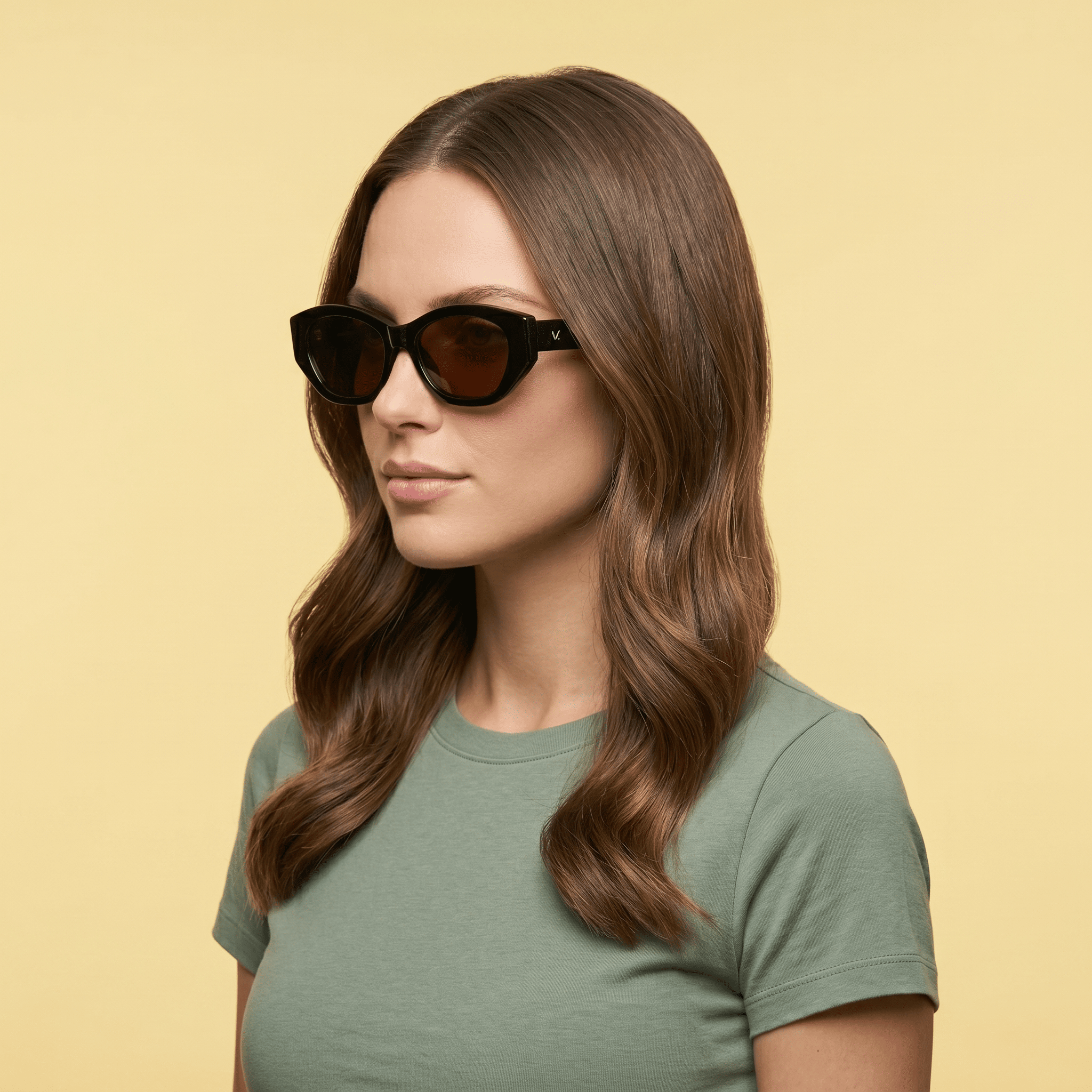 Black Cat Eye Sunglasses for Women