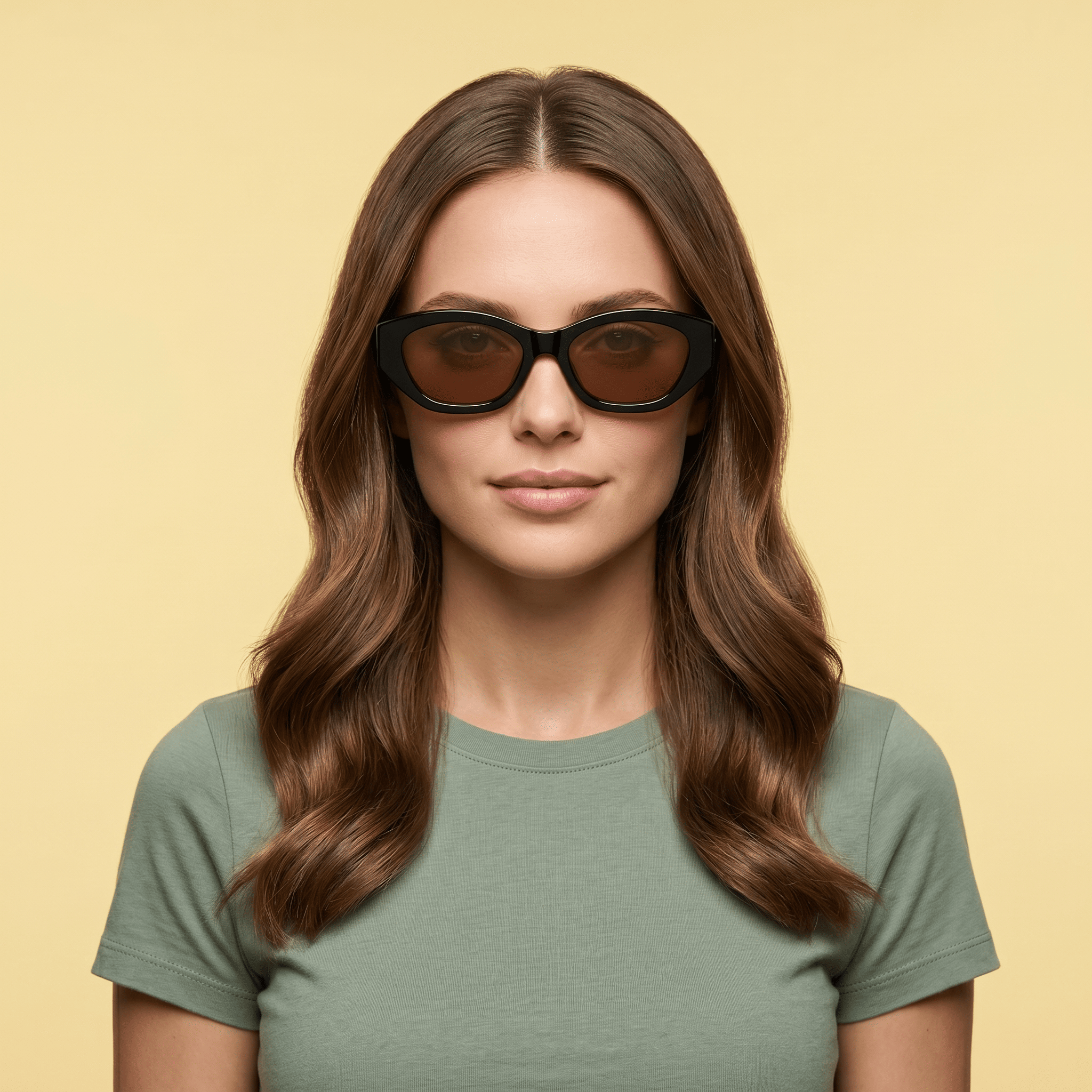 Black Cat Eye Sunglasses for Women