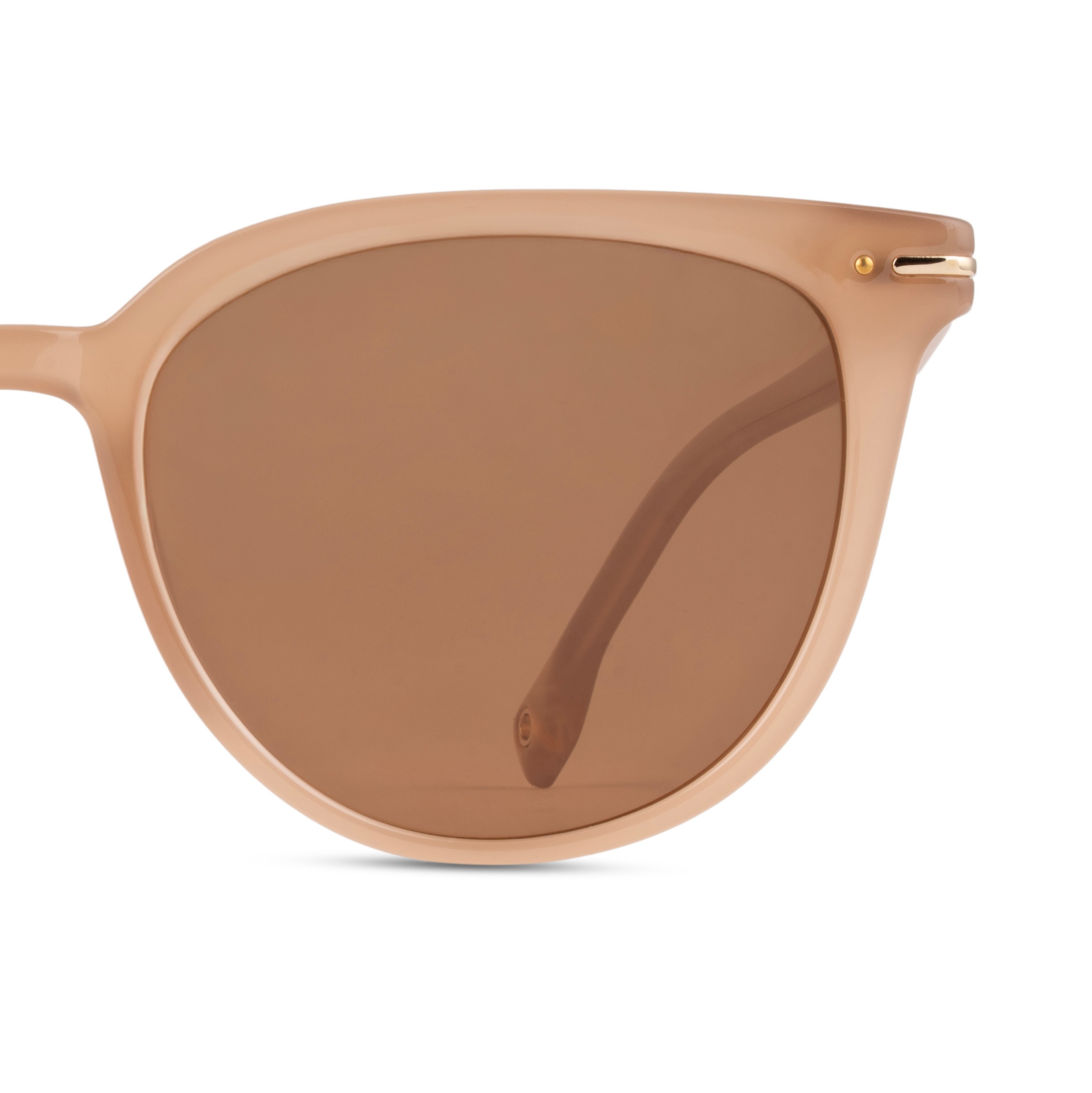 Brown Round Sunglasses for Women