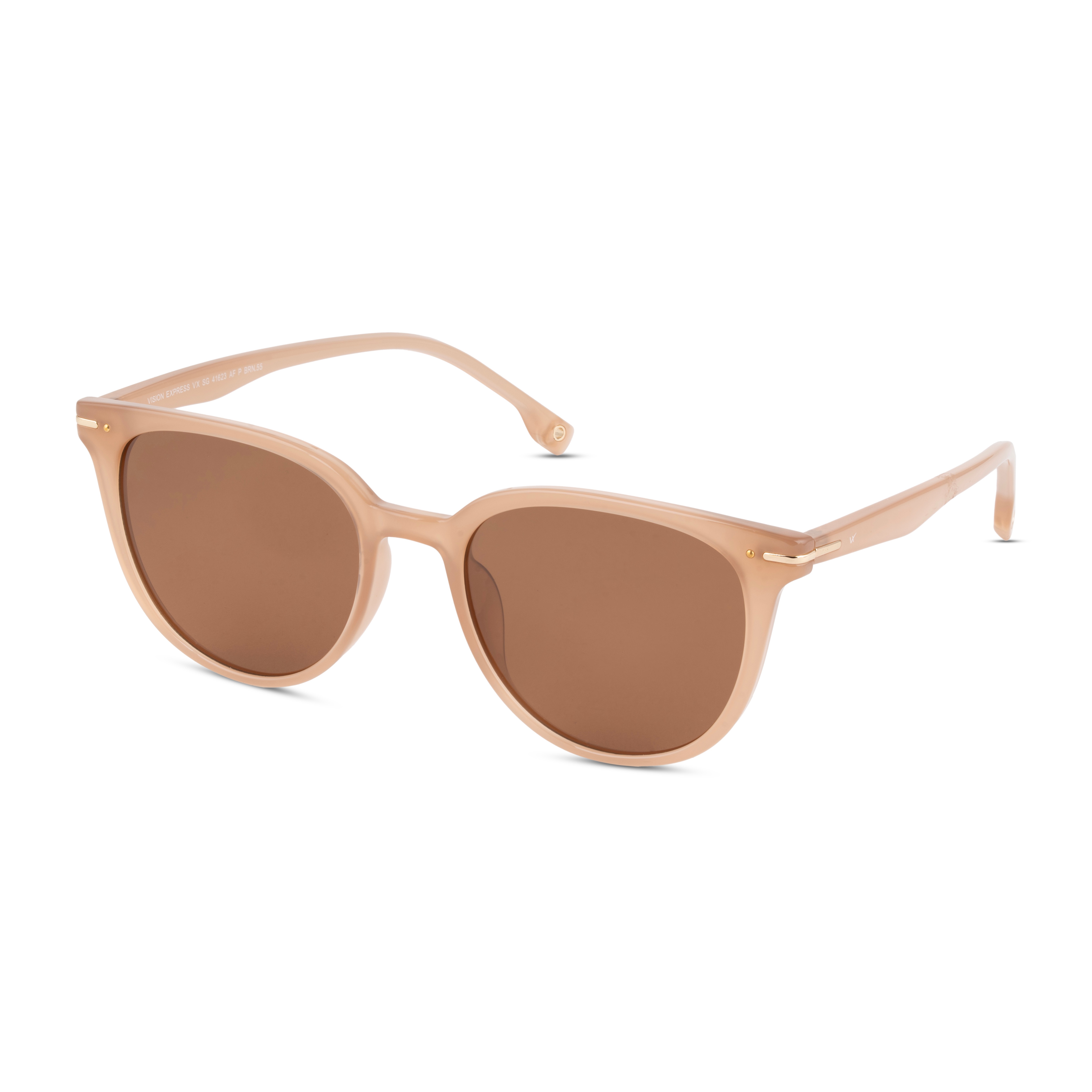 Brown Round Sunglasses for Women