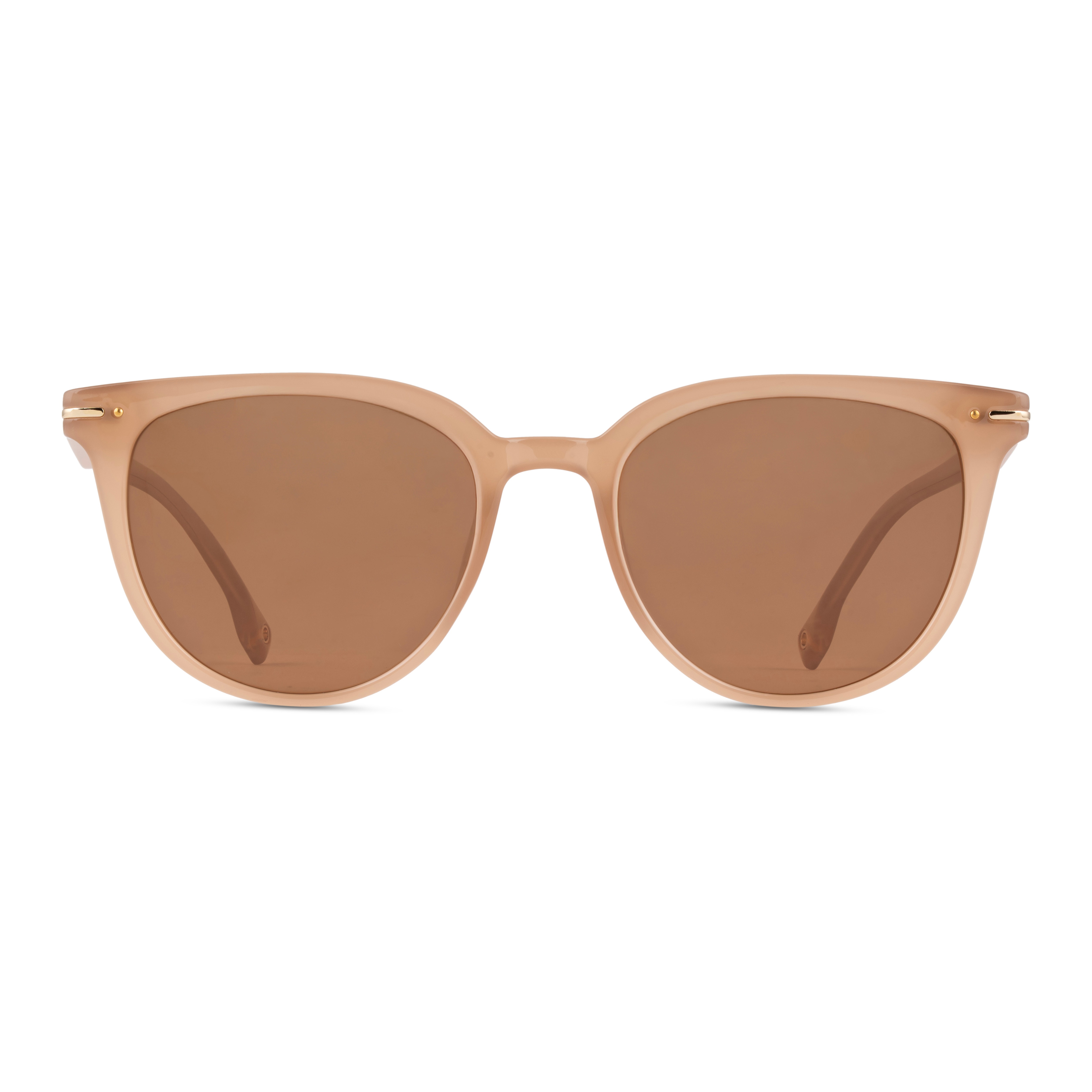 Brown Round Sunglasses for Women