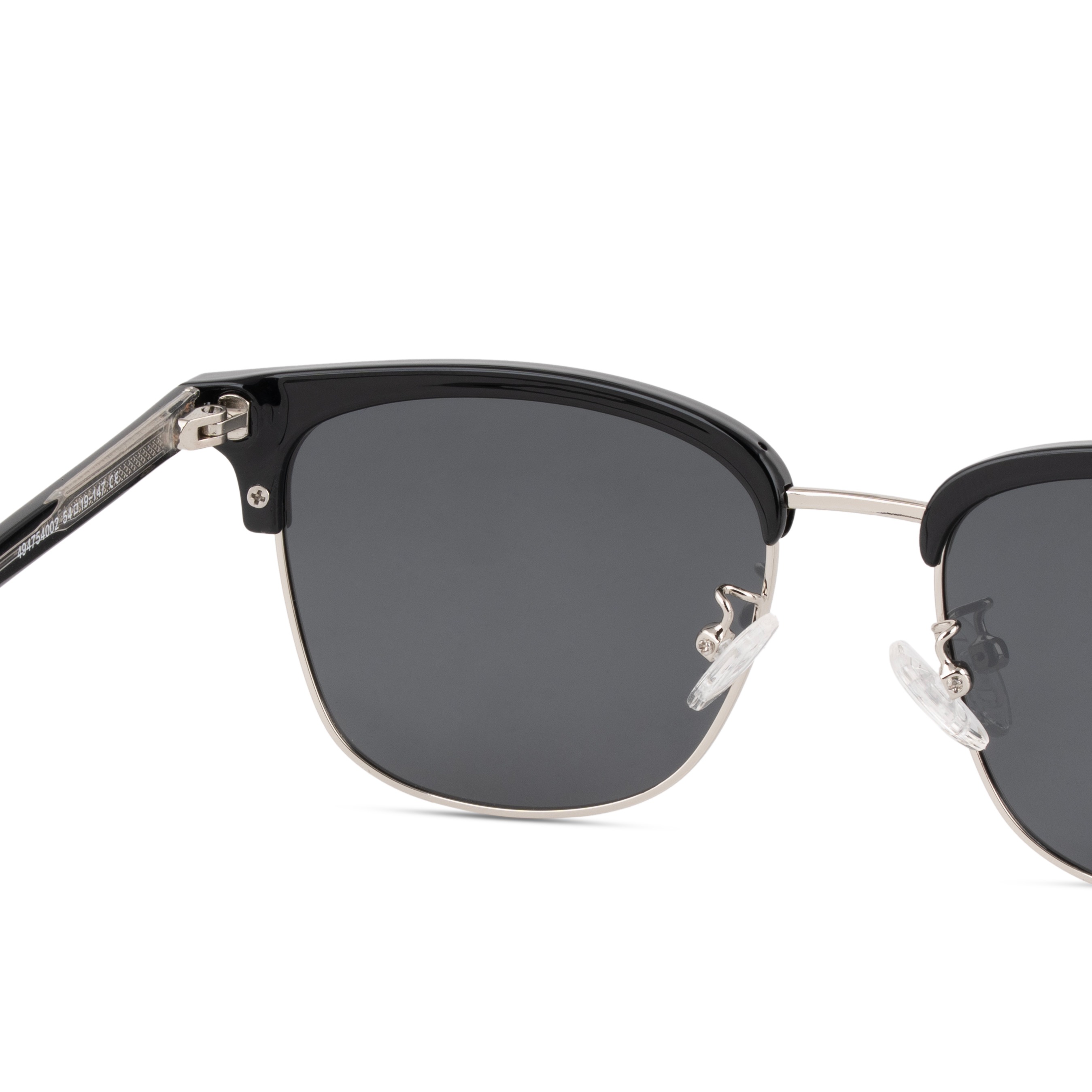 Black Round Sunglasses for Men