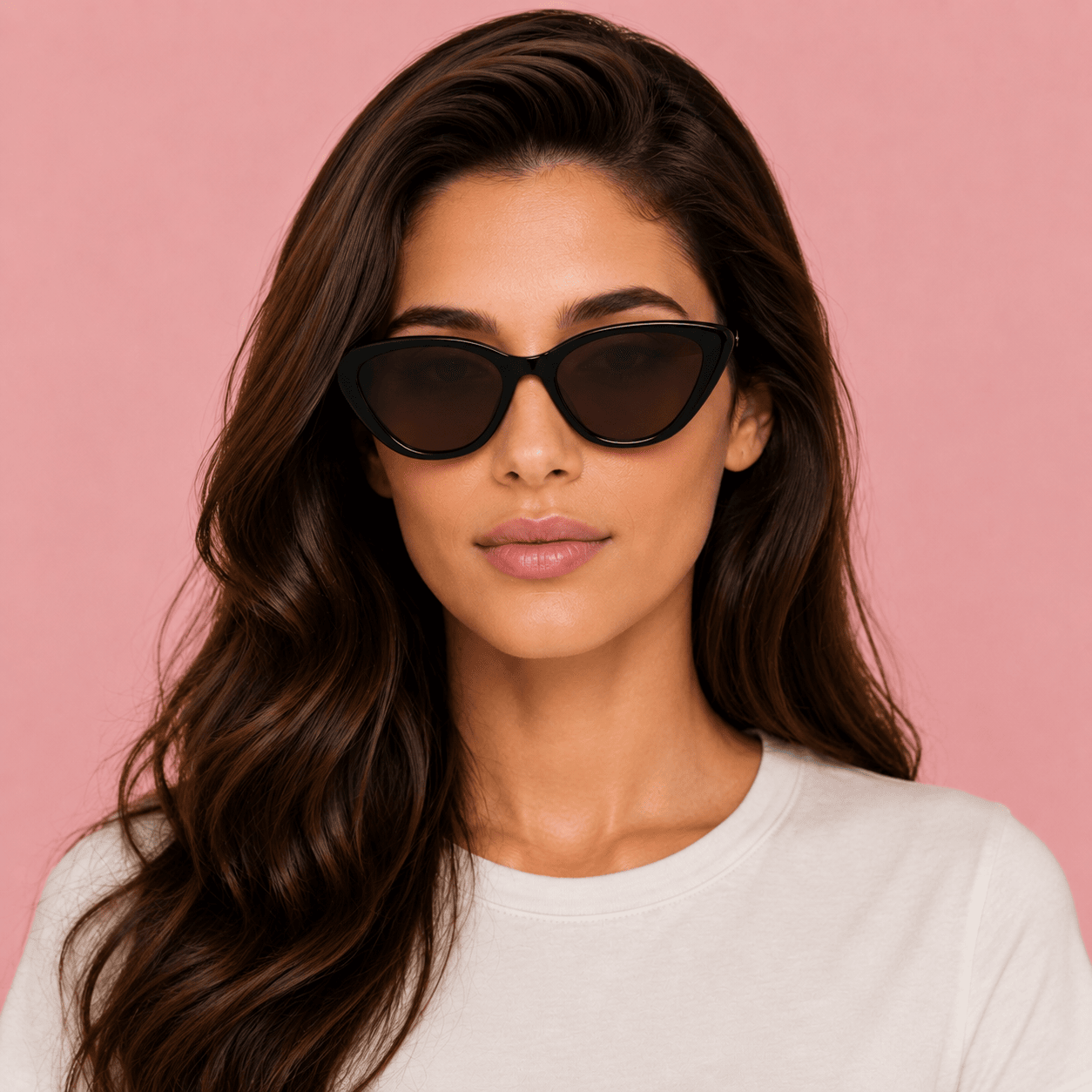 Black Cat Eye Sunglasses for Women