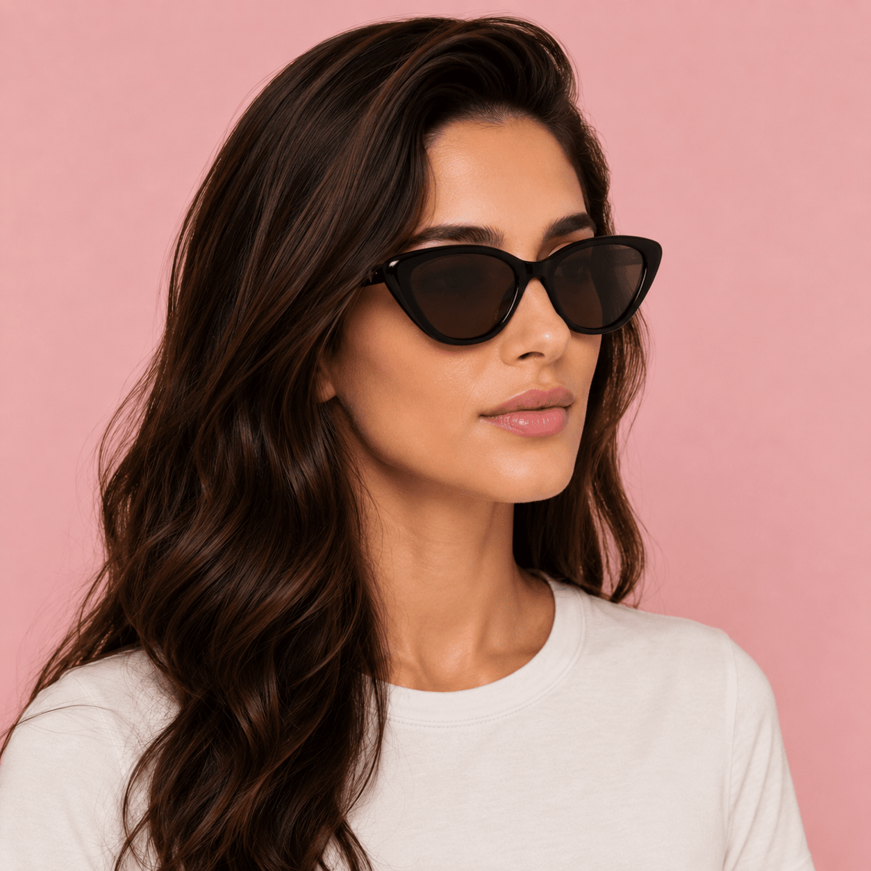 Black Cat Eye Sunglasses for Women