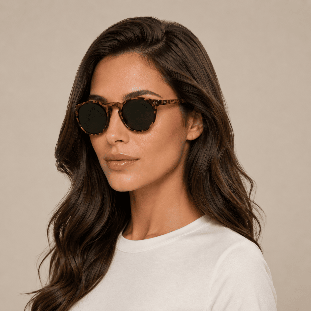 Brown Cat Eye Sunglasses for Women