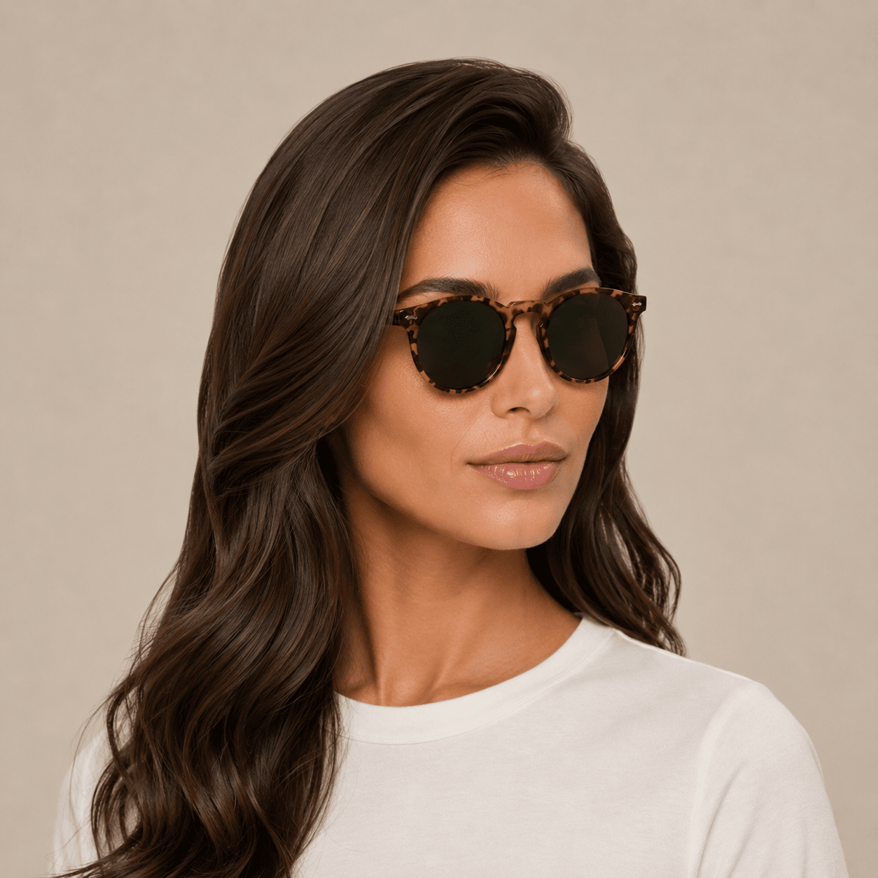 Brown Cat Eye Sunglasses for Women