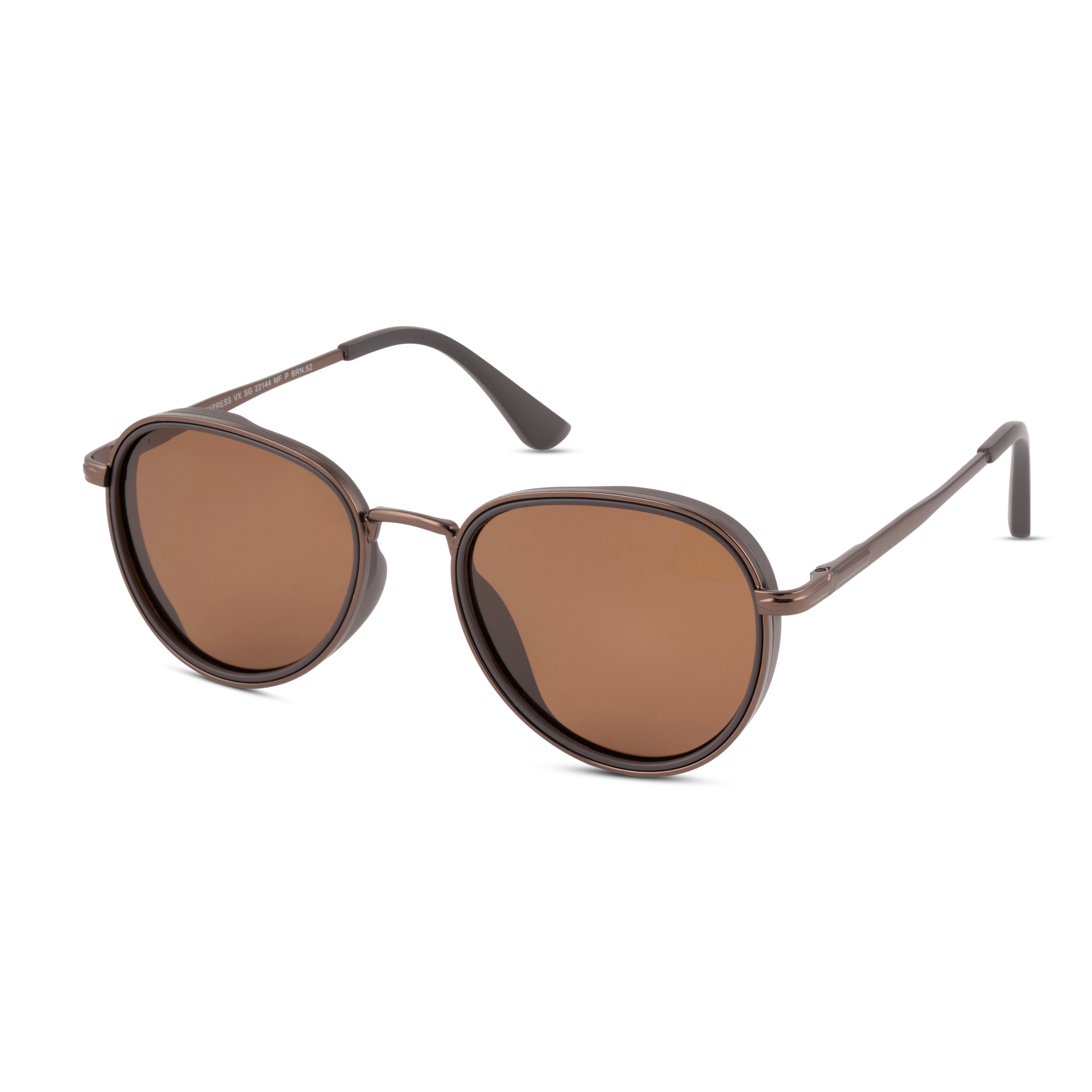Brown Aviator Sunglasses for Men
