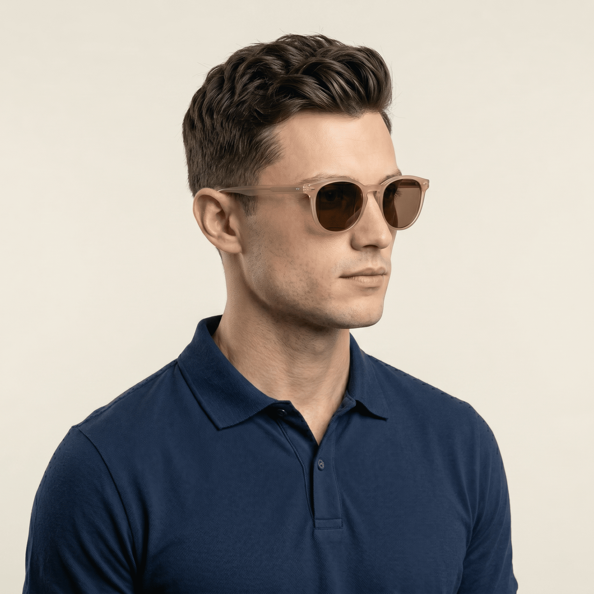 Transparent Aviator Sunglasses for Men