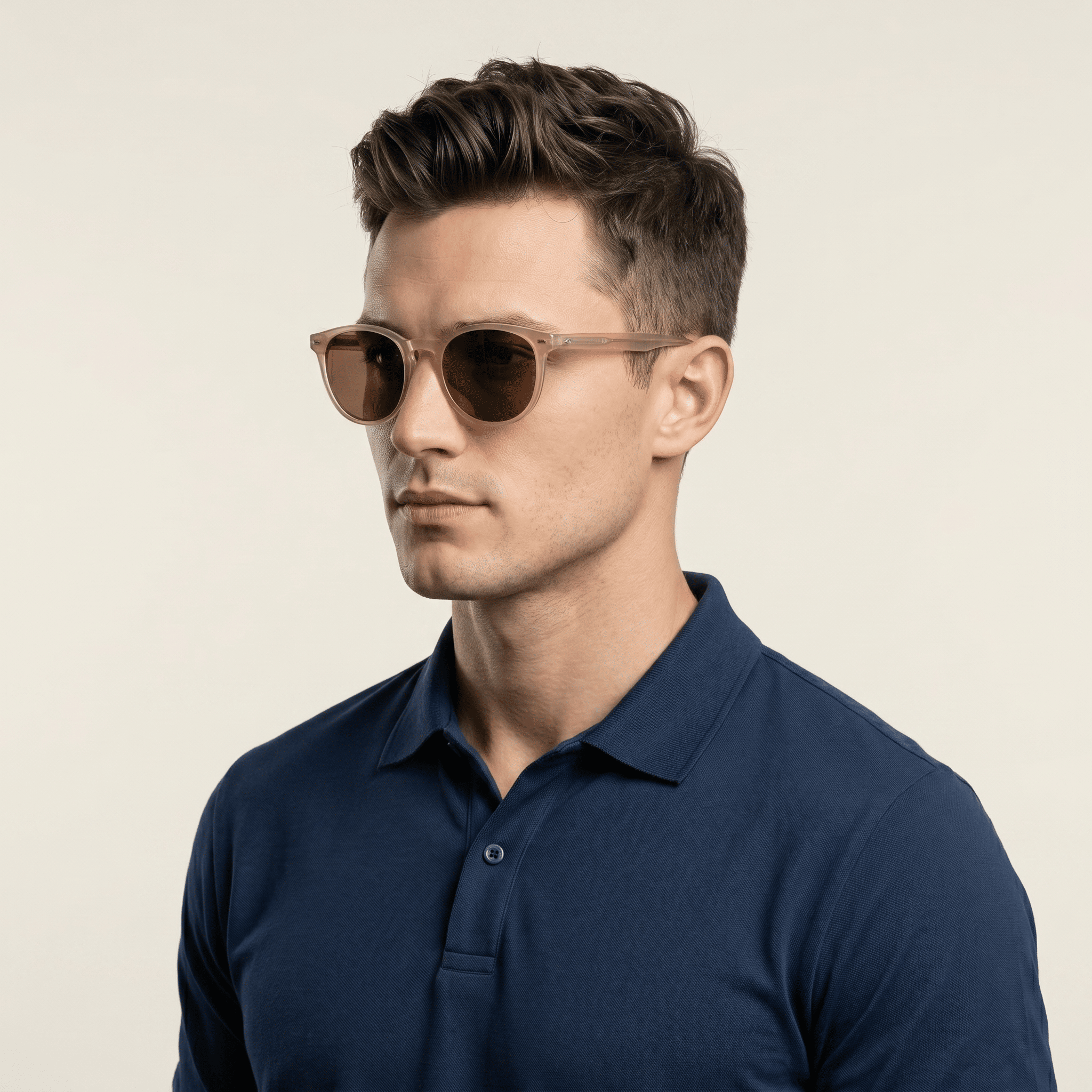 Transparent Aviator Sunglasses for Men