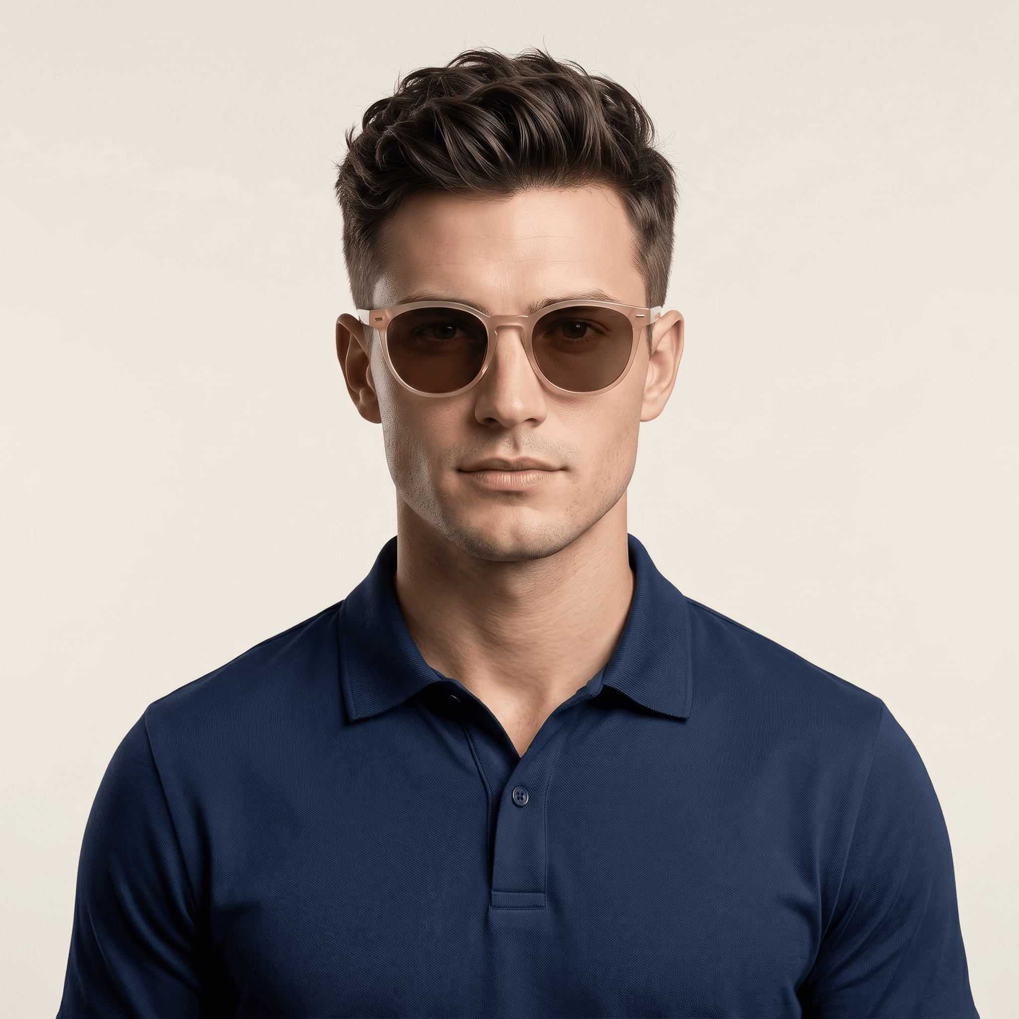 Transparent Aviator Sunglasses for Men