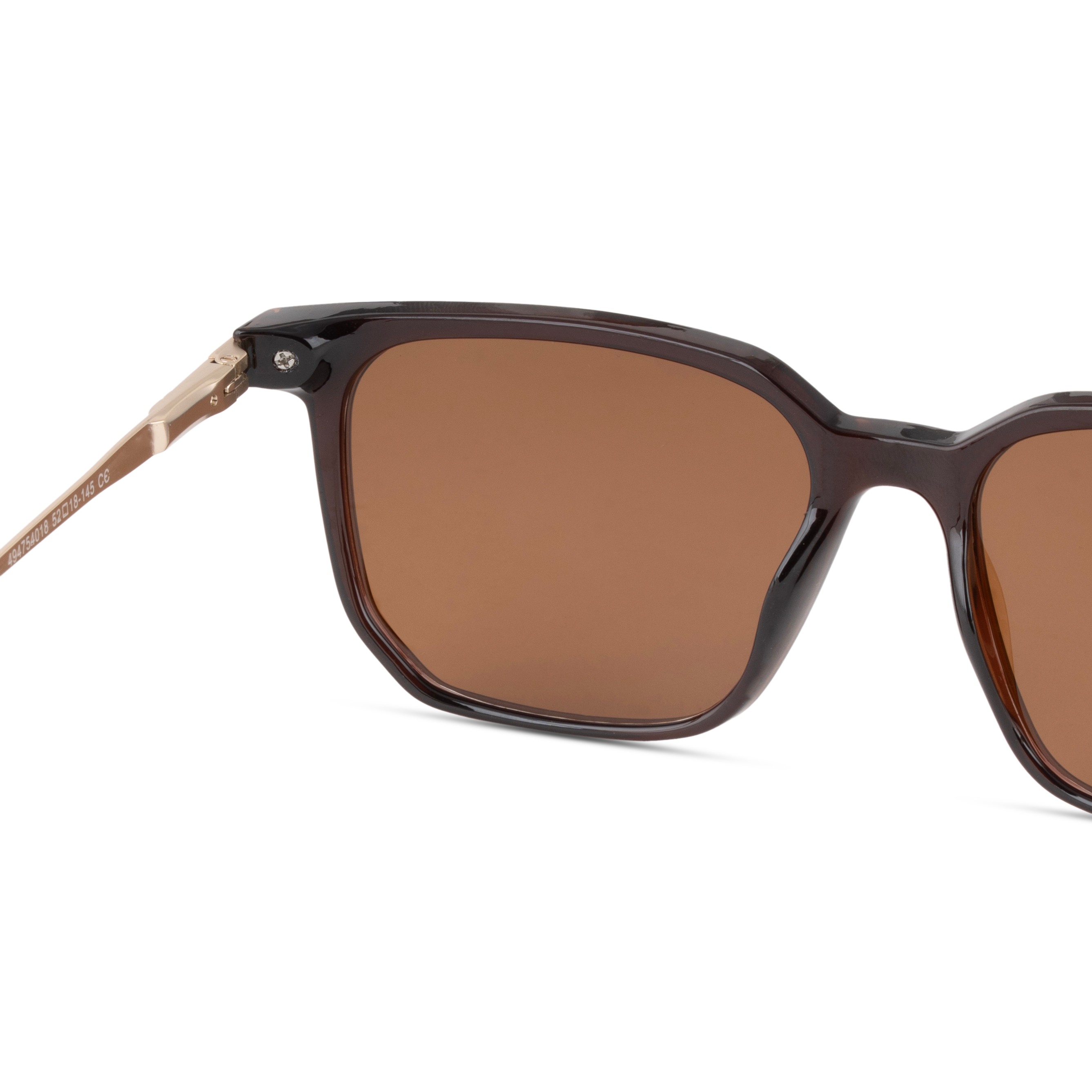 Brown Square Sunglasses for Men