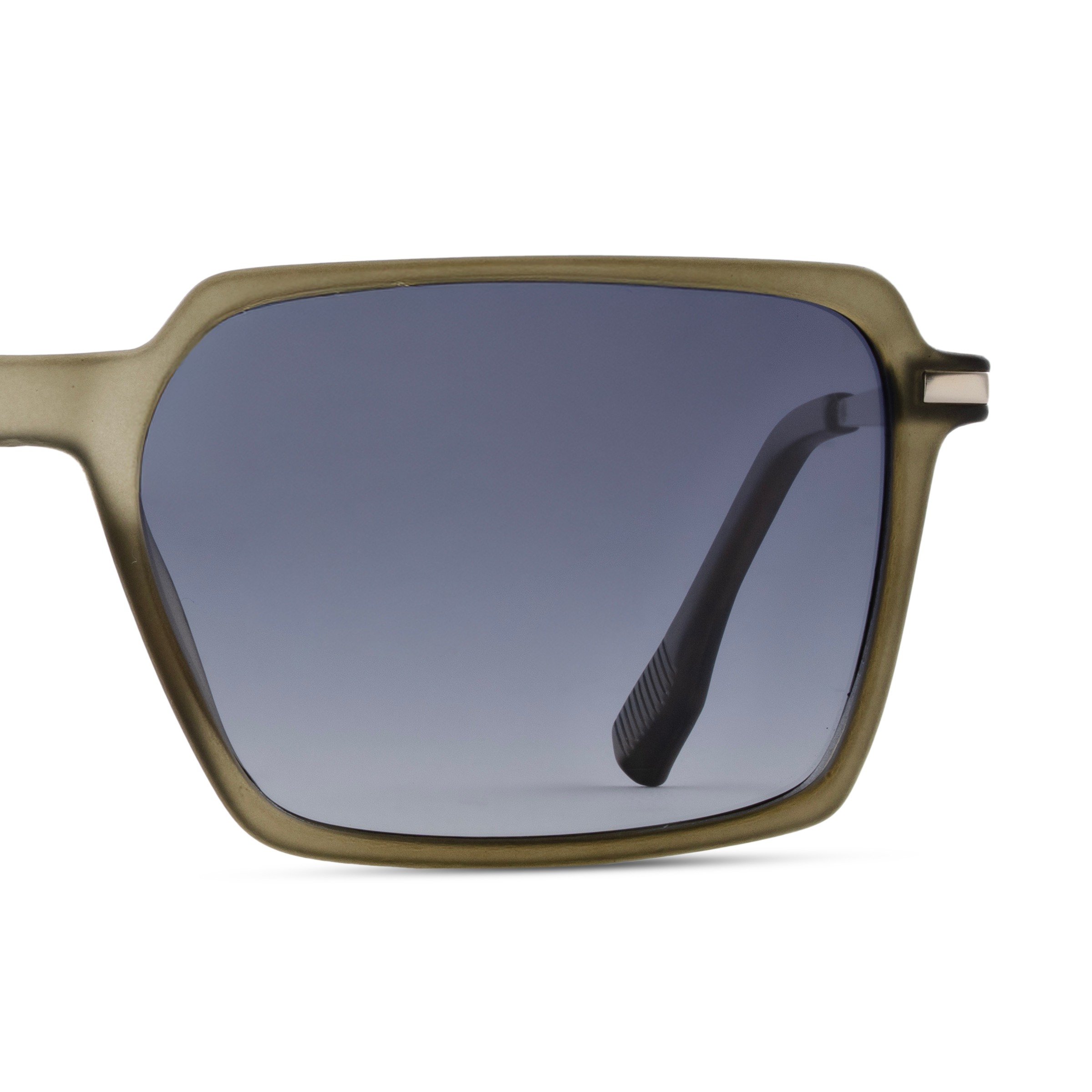 Green Rectangle Sunglasses for Men