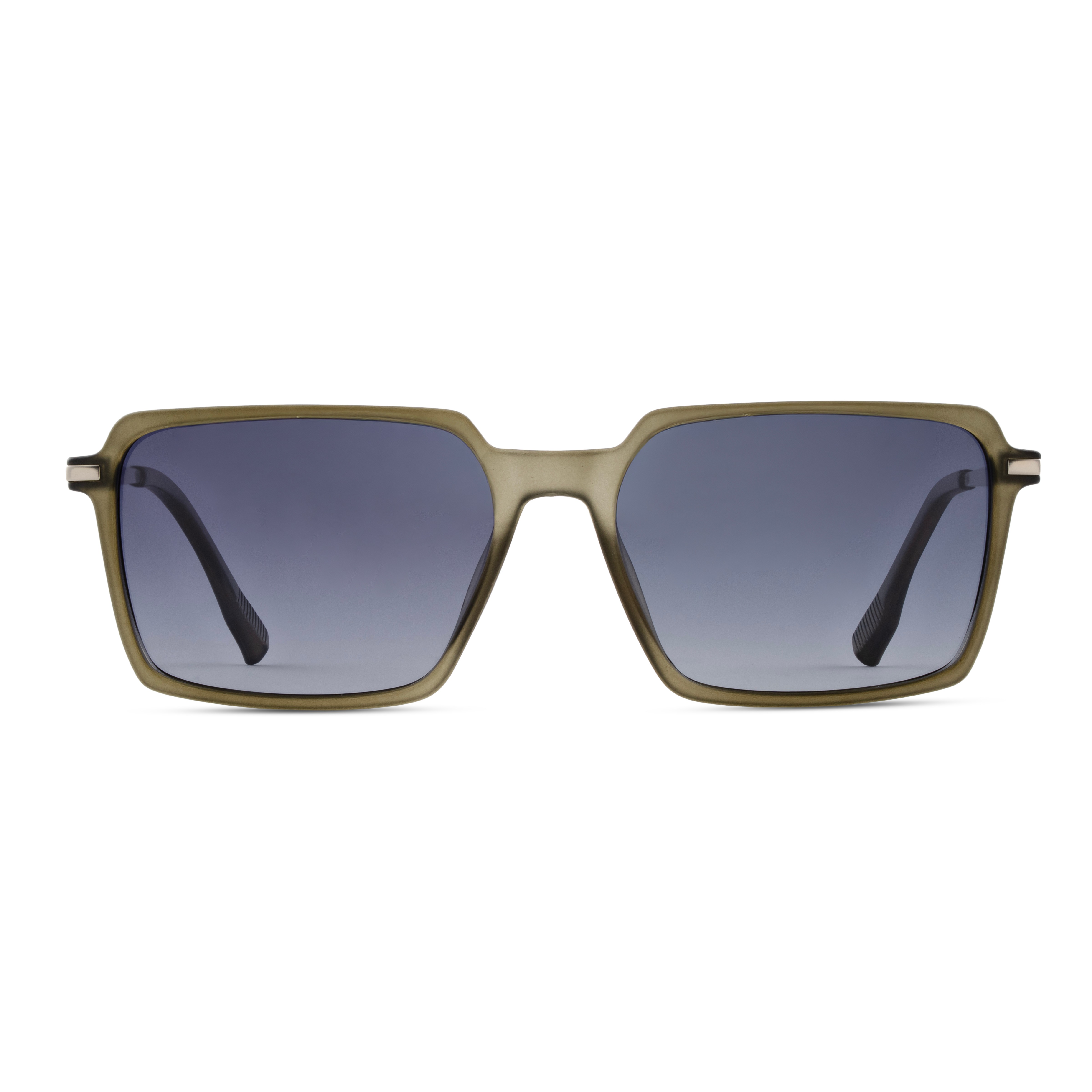 Green Rectangle Sunglasses for Men