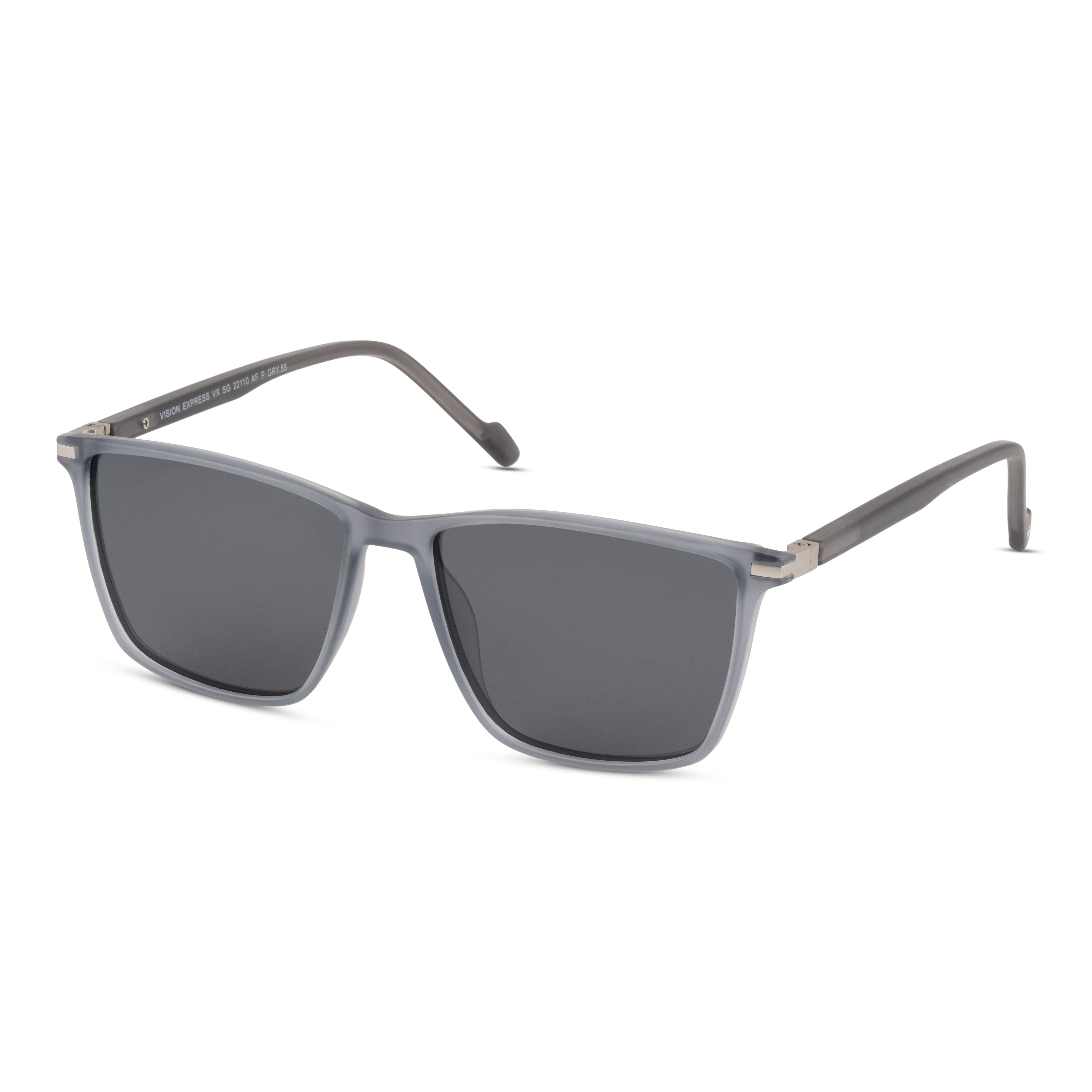 Grey Rectangle Sunglasses for Men