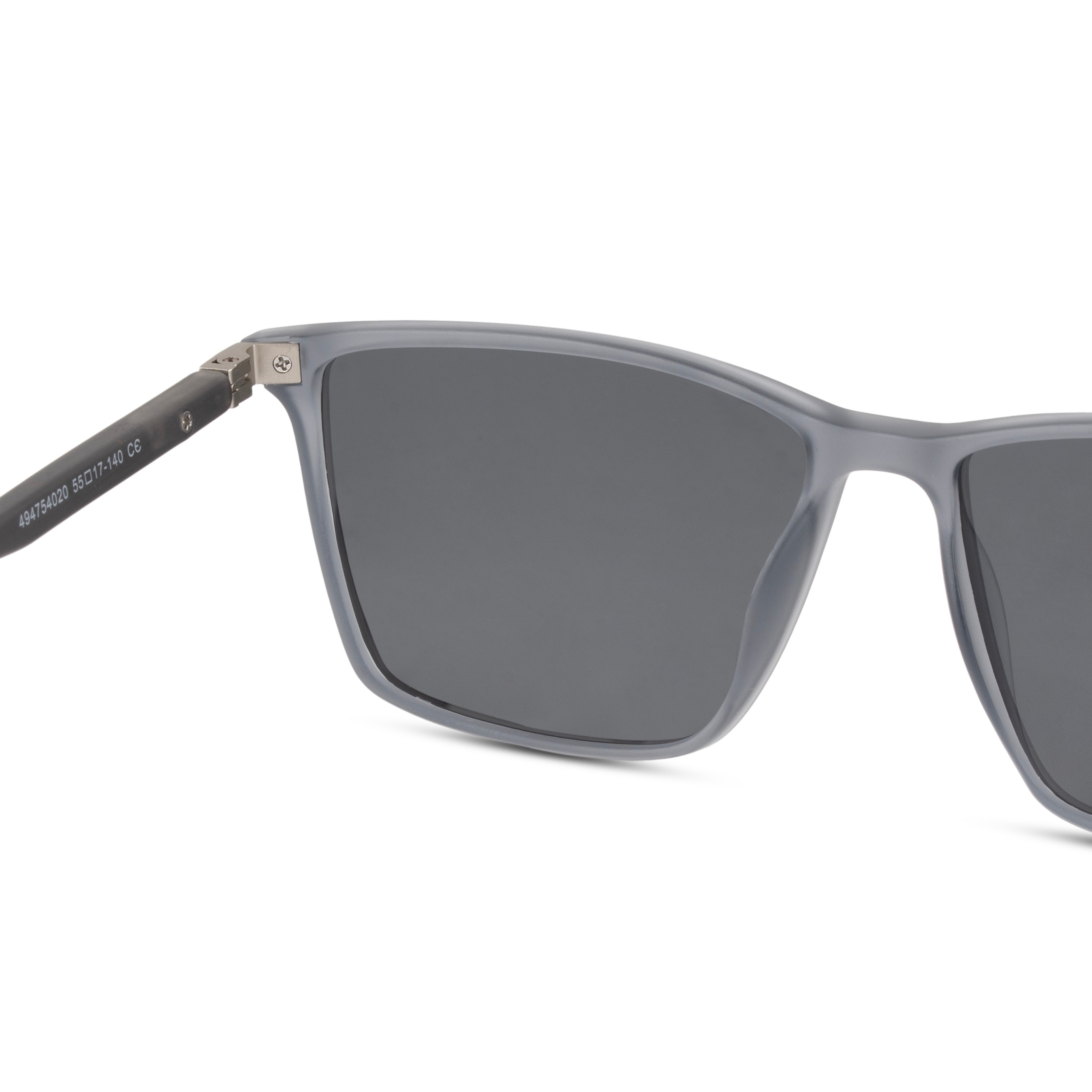 Grey Rectangle Sunglasses for Men