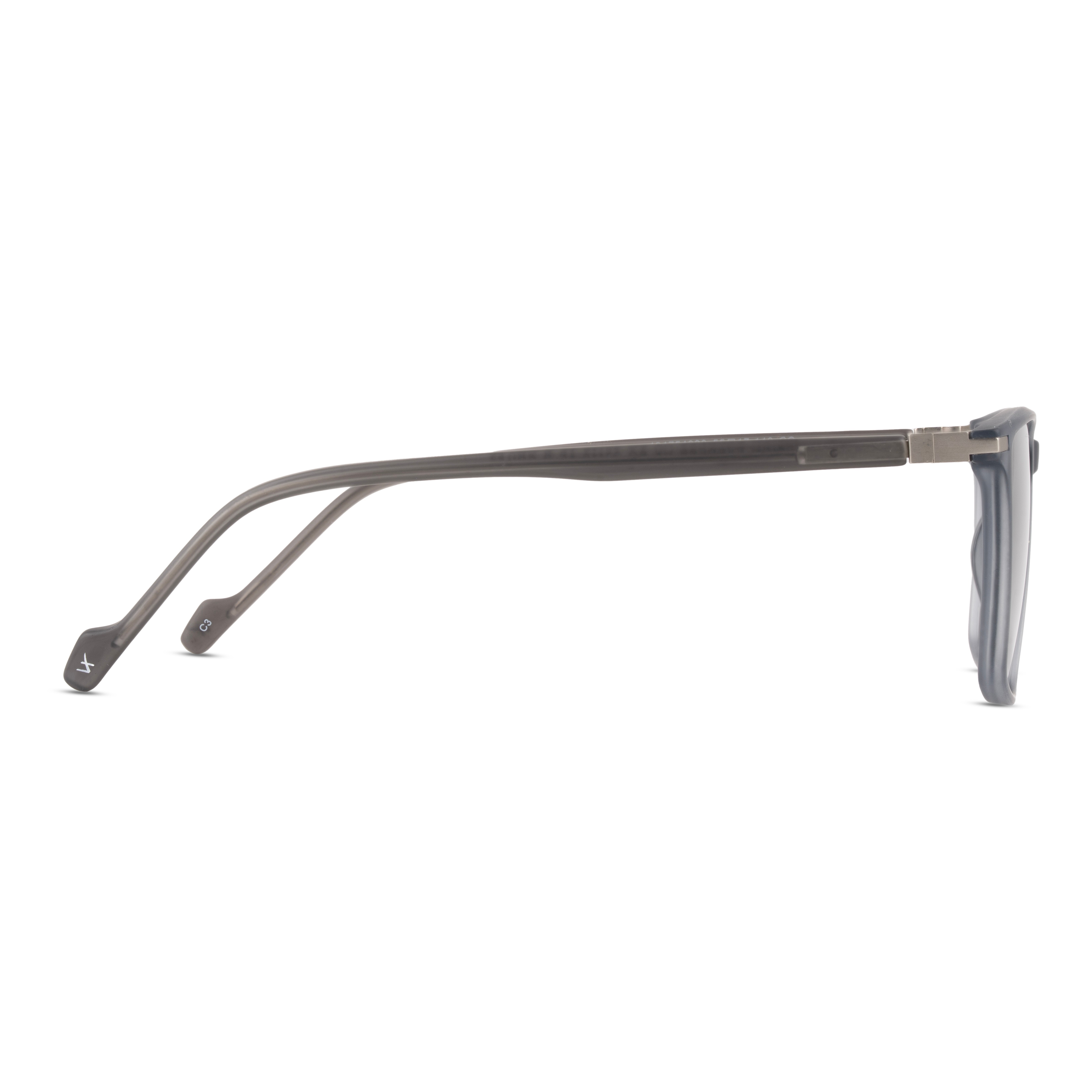 Grey Rectangle Sunglasses for Men