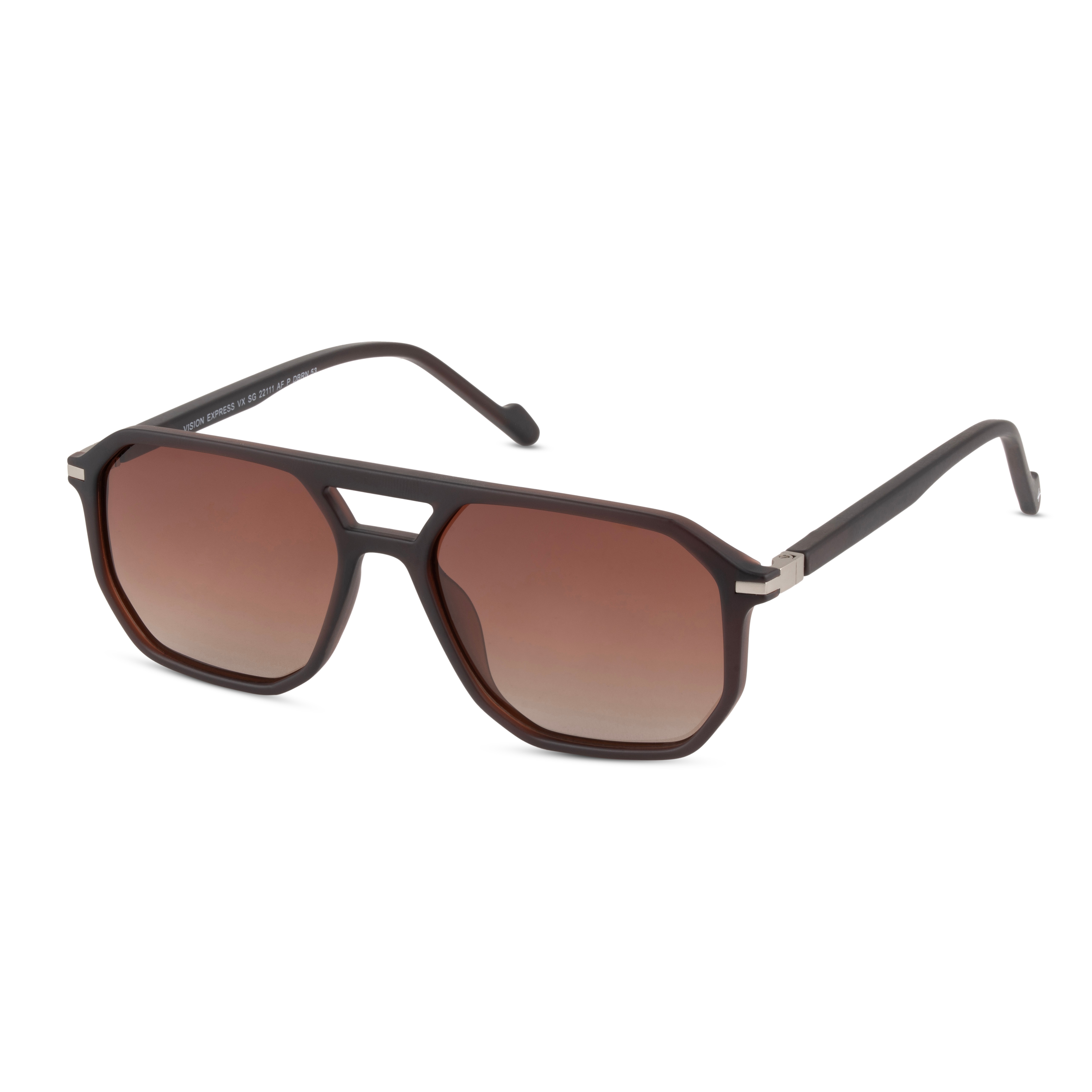Brown Rectangle Sunglasses for Men