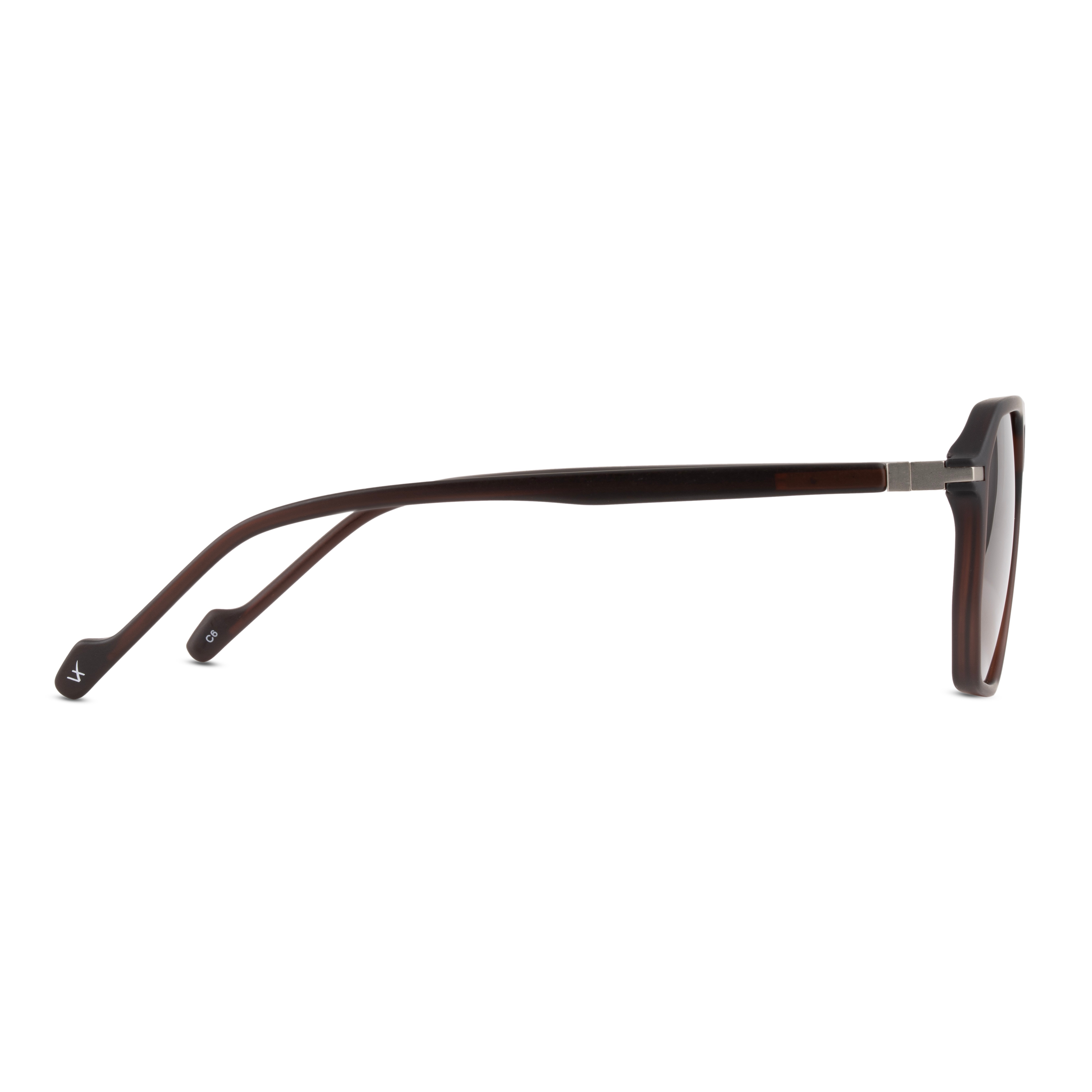 Brown Rectangle Sunglasses for Men