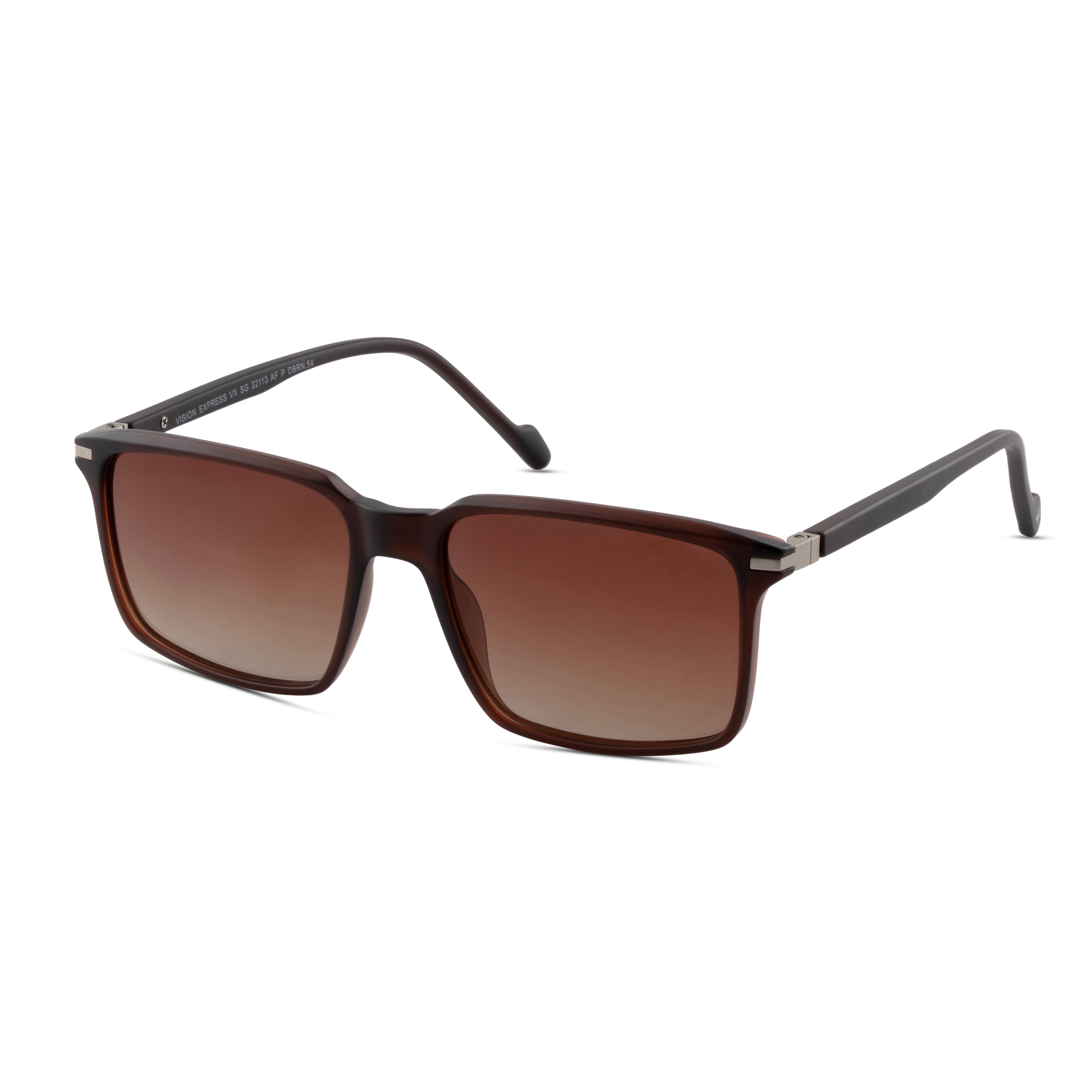 Brown Rectangle Sunglasses for Men