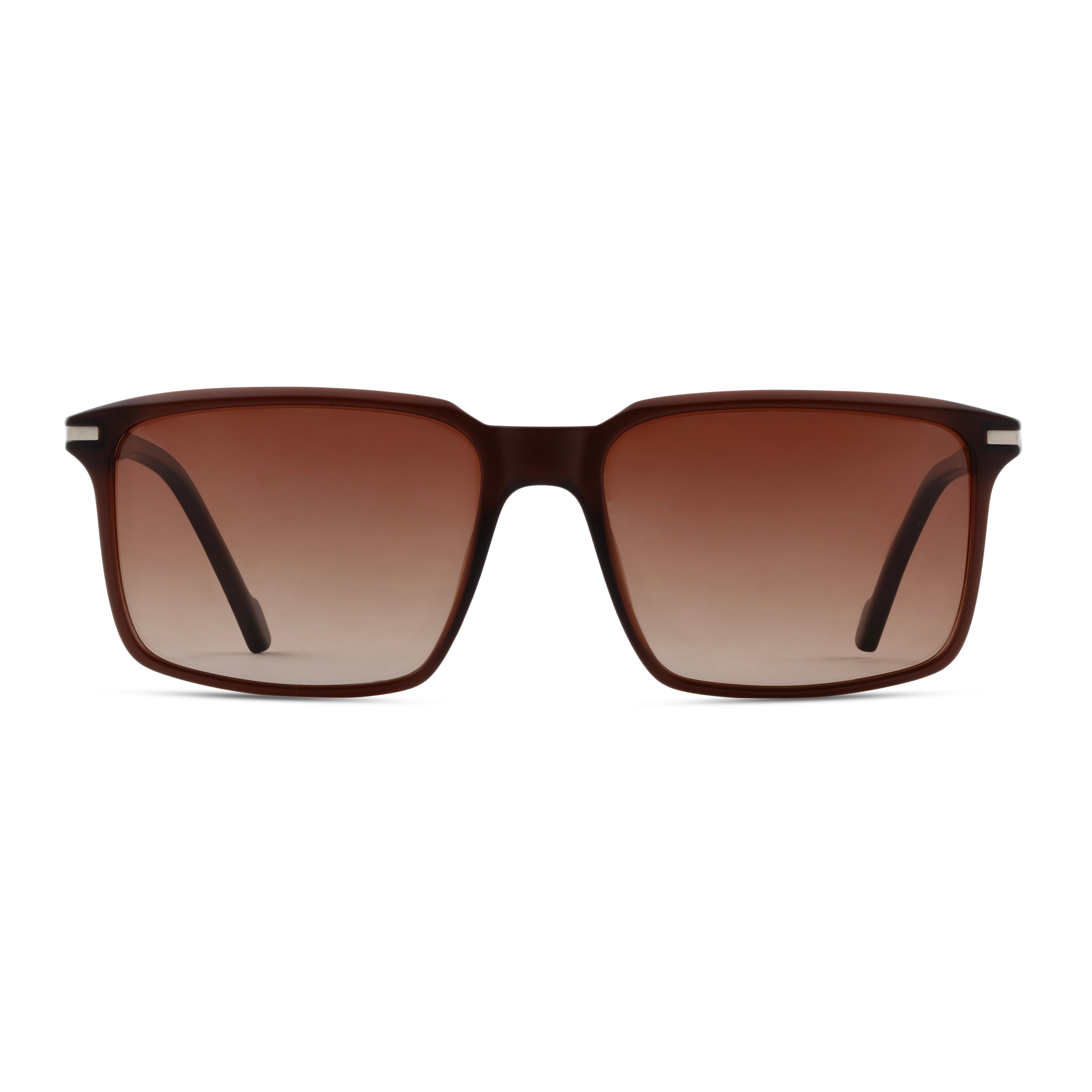 Brown Rectangle Sunglasses for Men