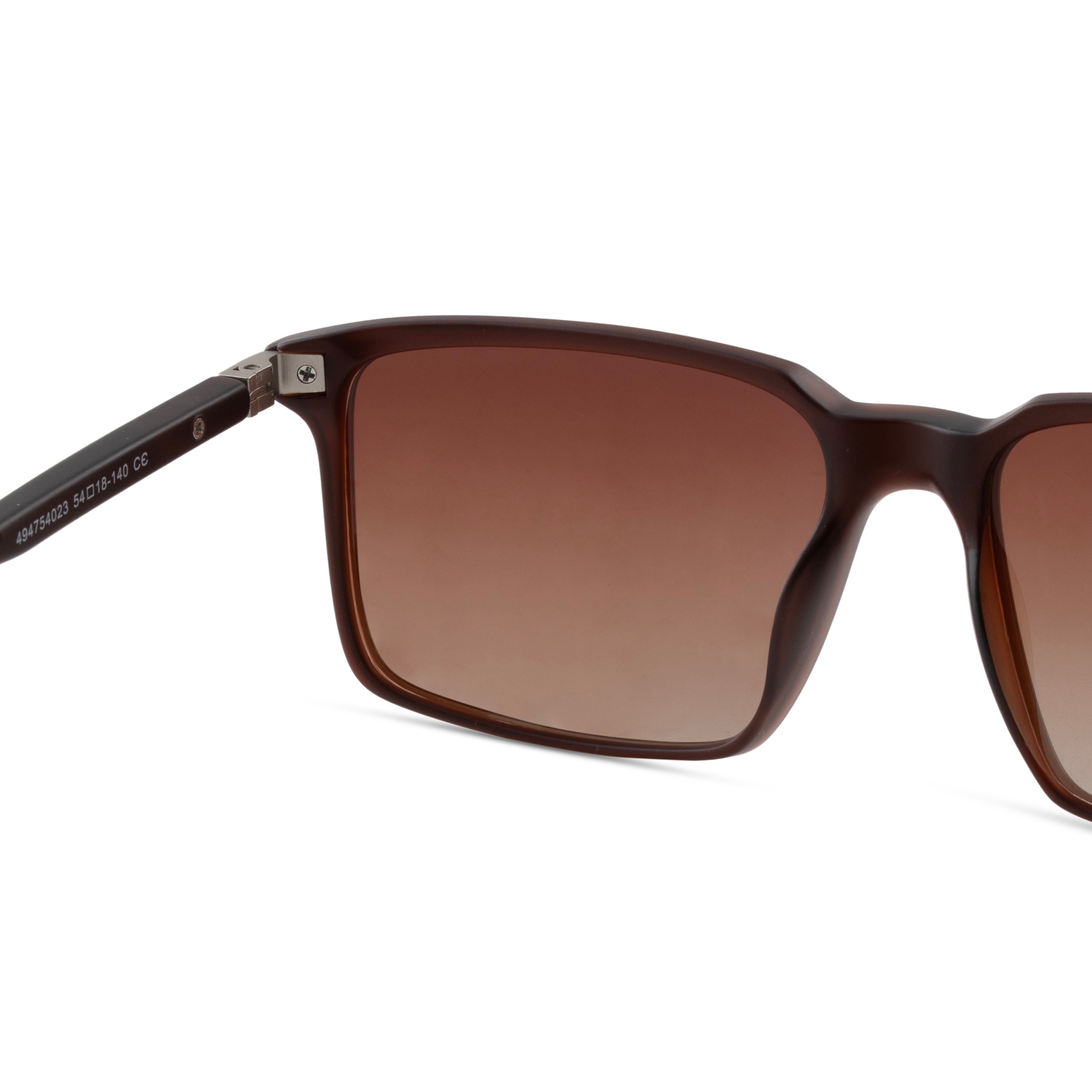 Brown Rectangle Sunglasses for Men