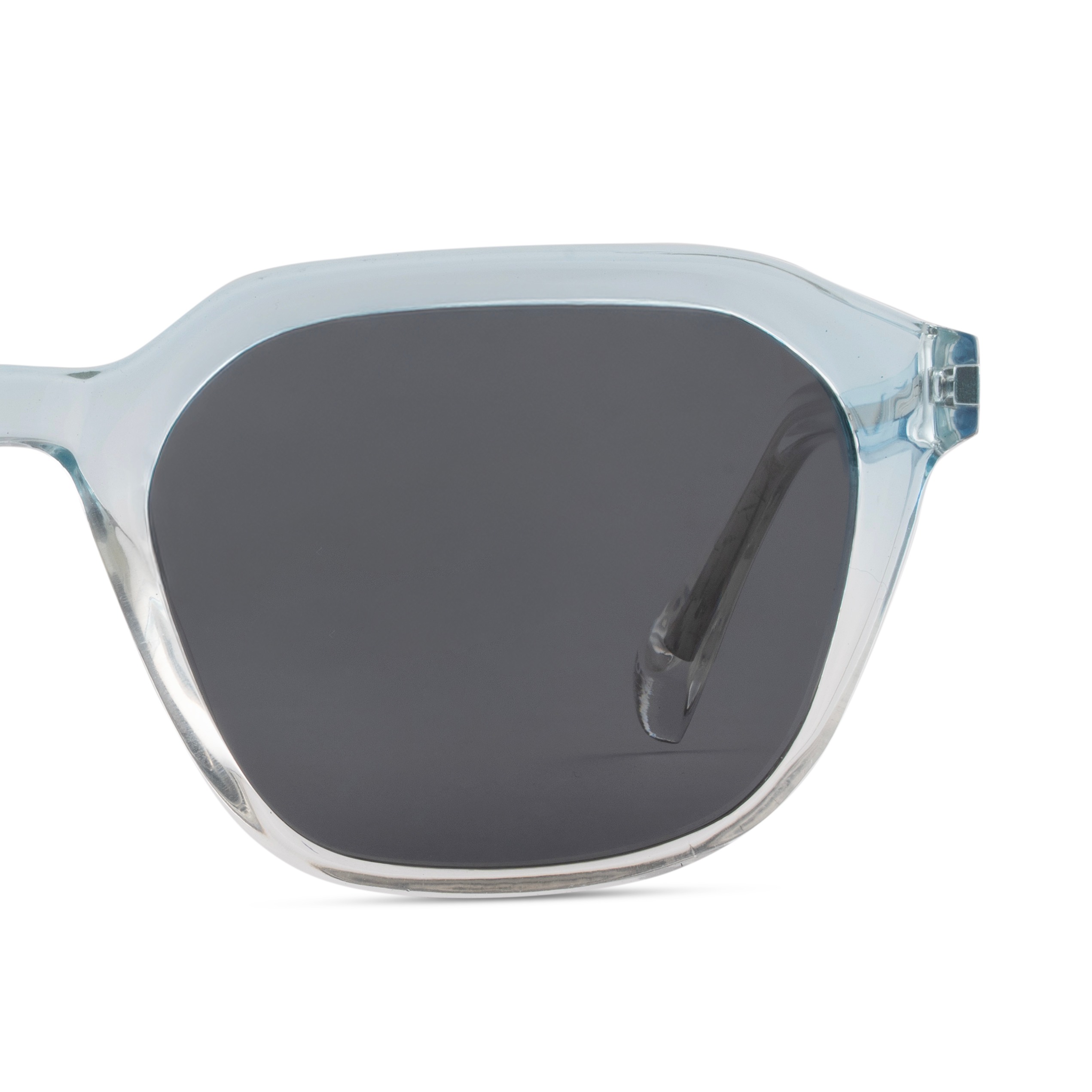Blue Rectangle Sunglasses for Men